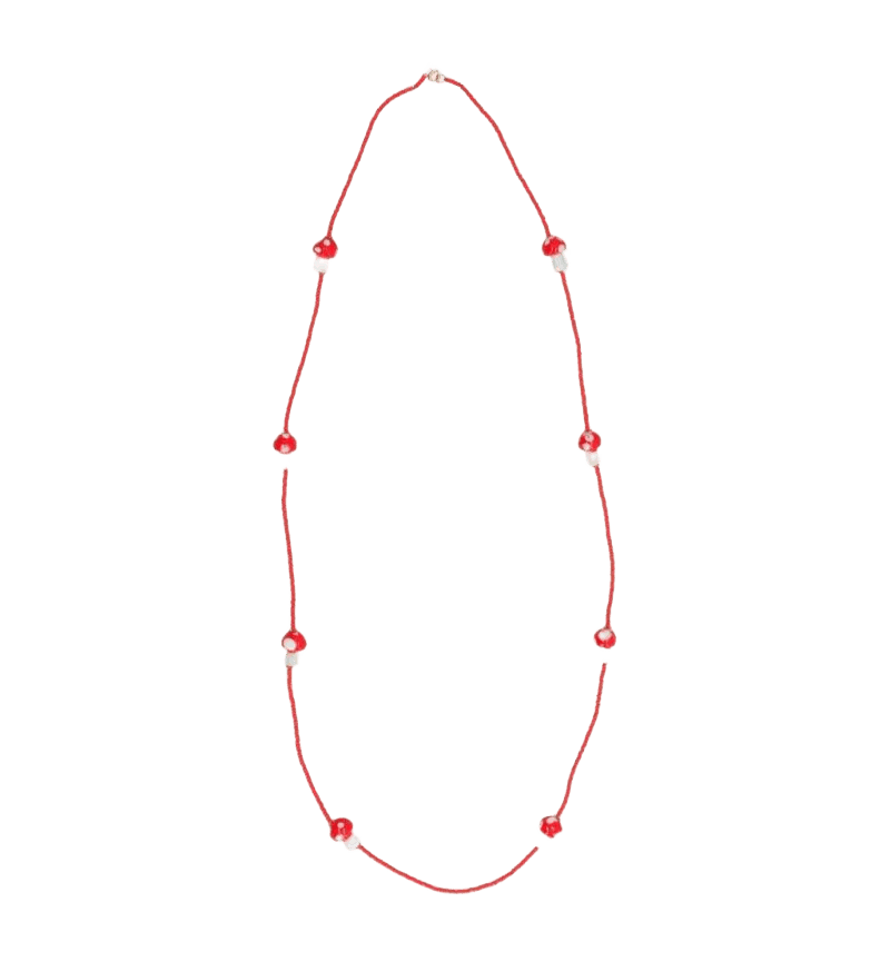 Collar Honguitos Rojos - imagen 1