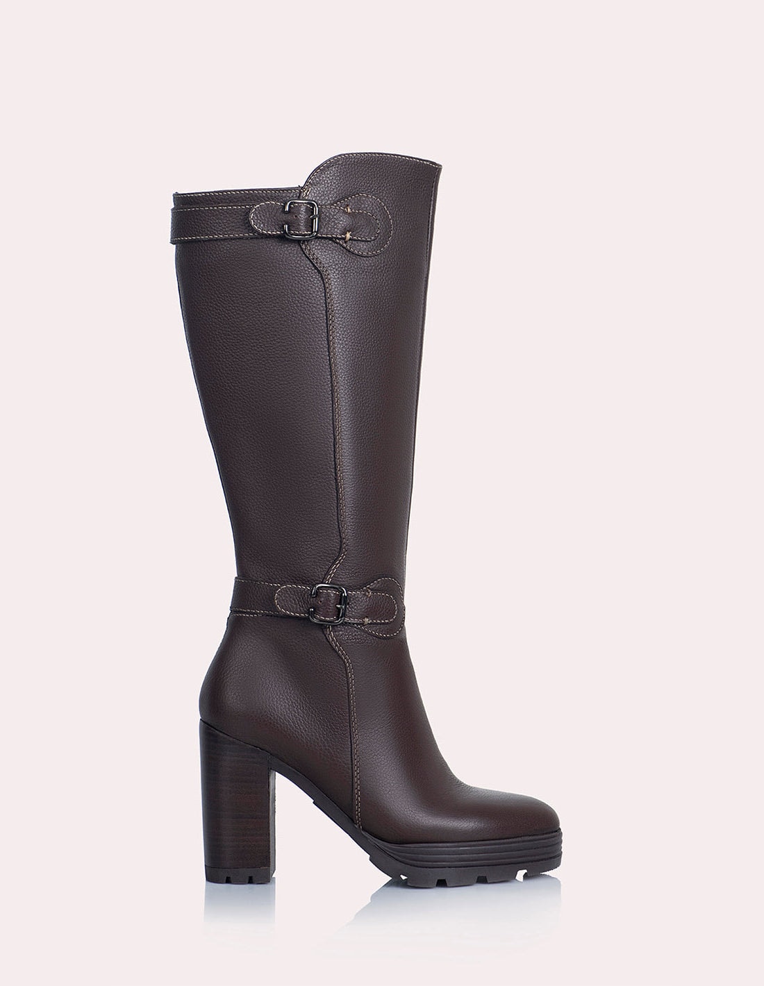 Bota Serena Cuero Cafe - imagen 1