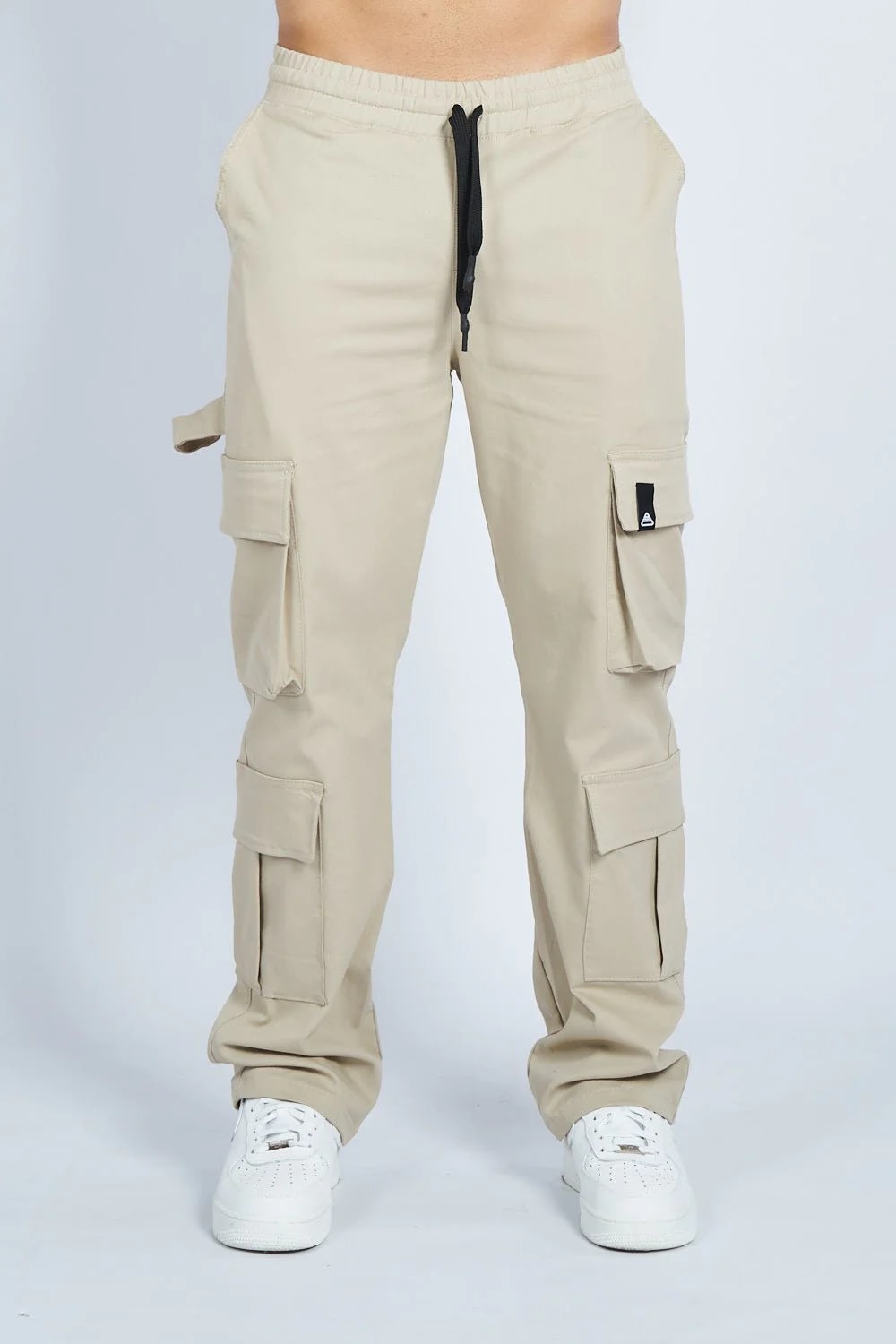 Jogger cargo 8 bolsillos bota recta CAQUI | DROP 3 | - imagen 1