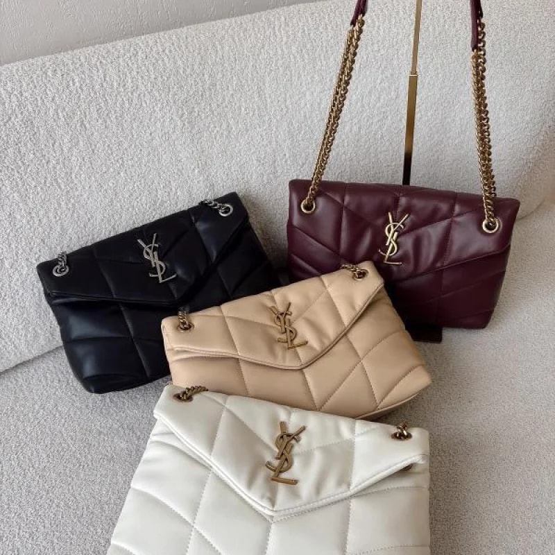 BOLSO YSL BLANCO CADENA - imagen 1