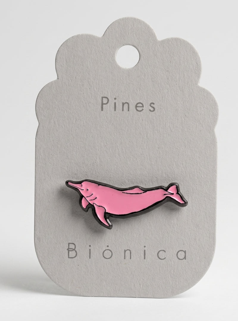PIN DELFIN ROSADO - imagen 1
