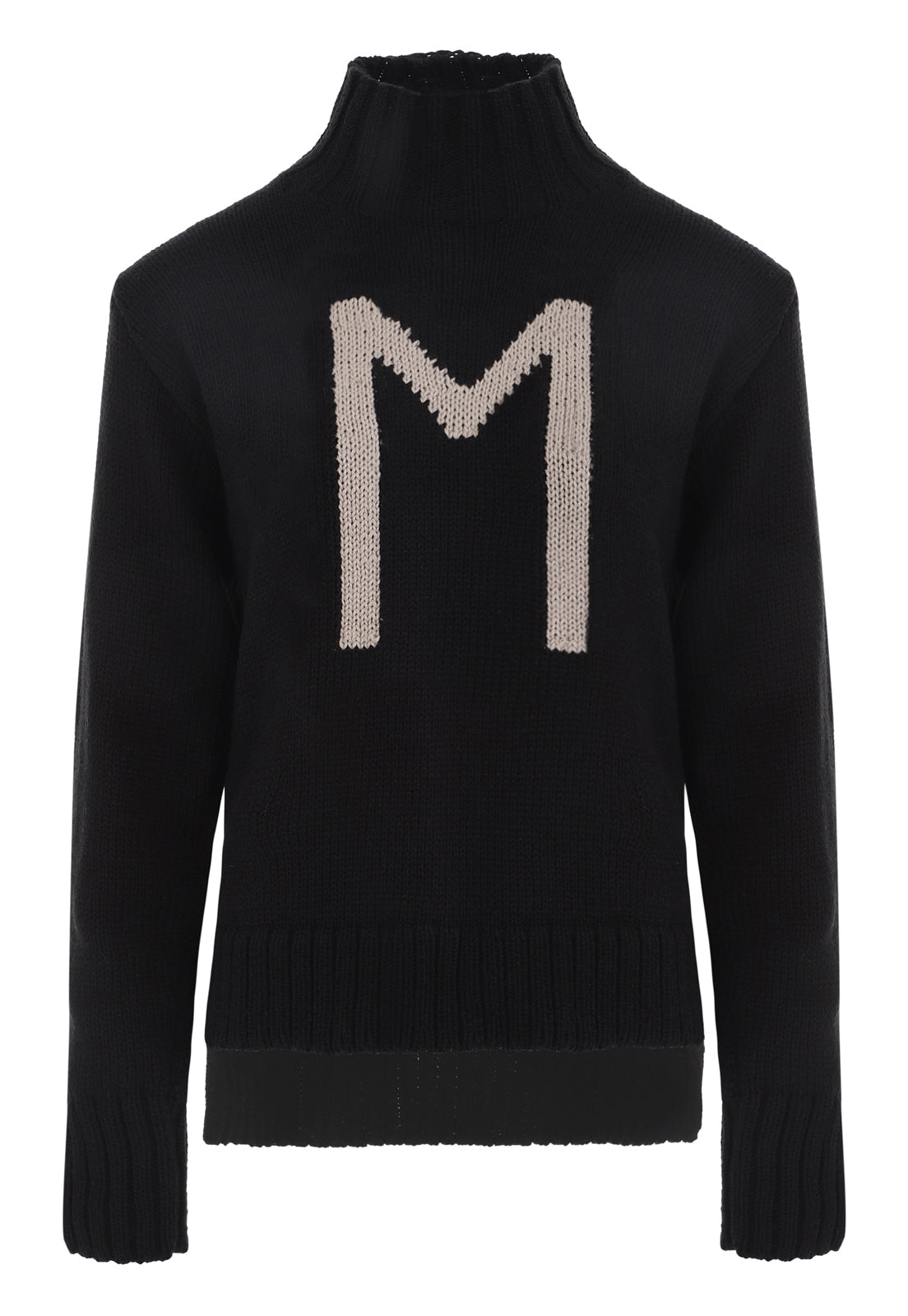 TURTLE NECK LETTER SWEATER - imagen 1