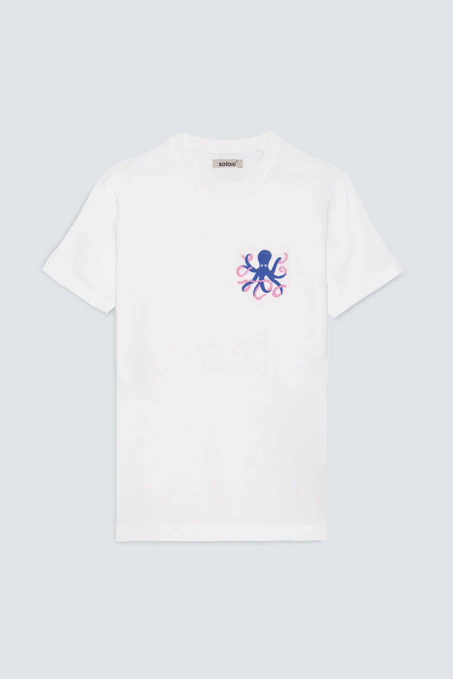 Men's cotton t-shirt octopus - imagen 1