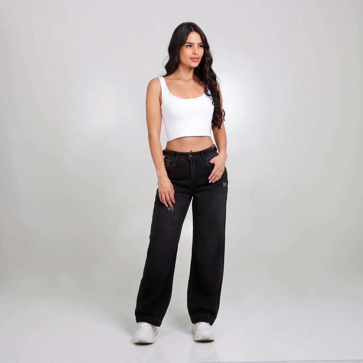 Jean Axspen Mom Fit Ax-2760 Gris - imagen 1