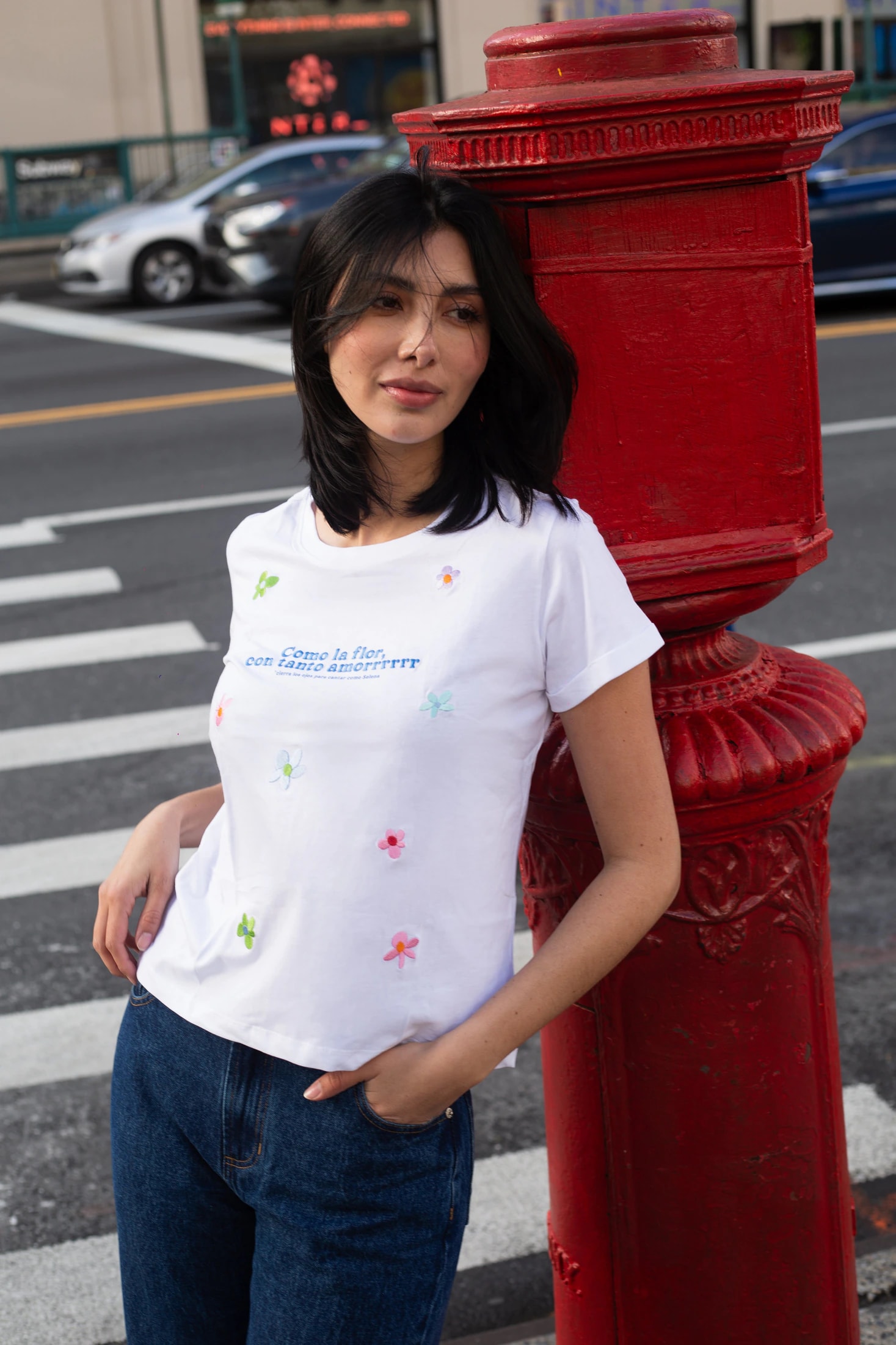 Como La Flor Oversized Tee - imagen 1