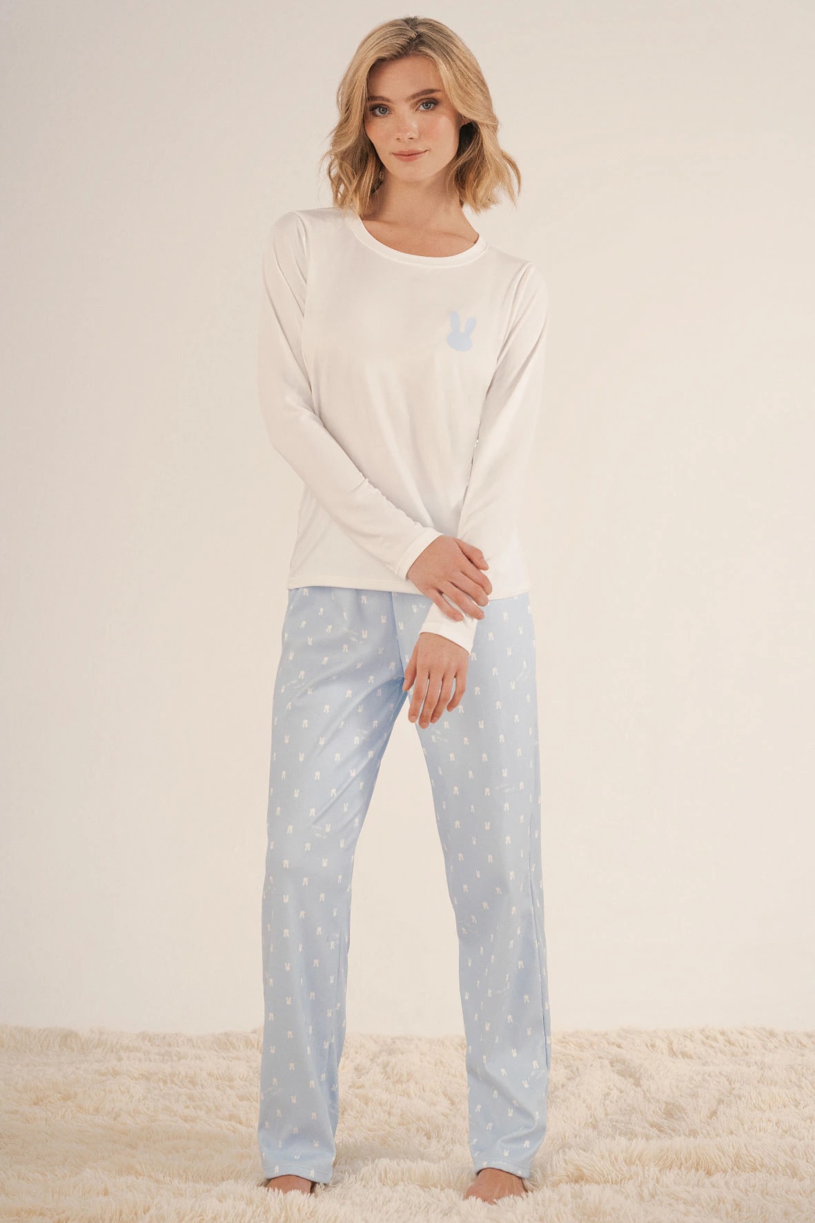 Pijama Pantalón Largo con Camiseta | Marca Aliada - imagen 1