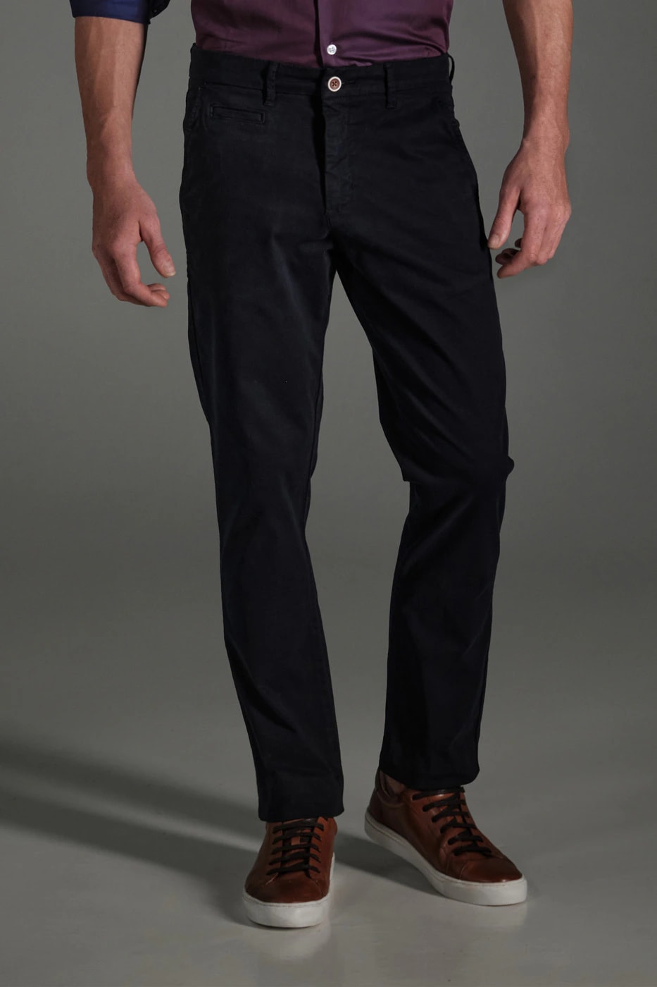 Pantalón Chino Slim Dril Azul Navy - imagen 1