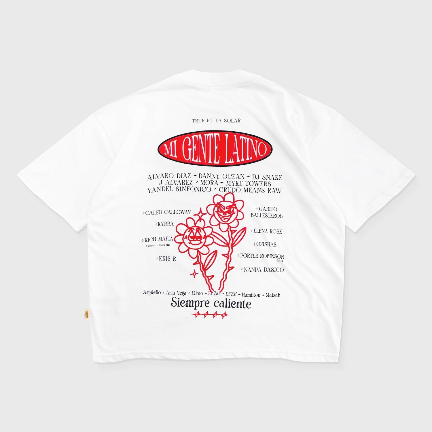Latino Boxy T-Shirt - White - imagen 1