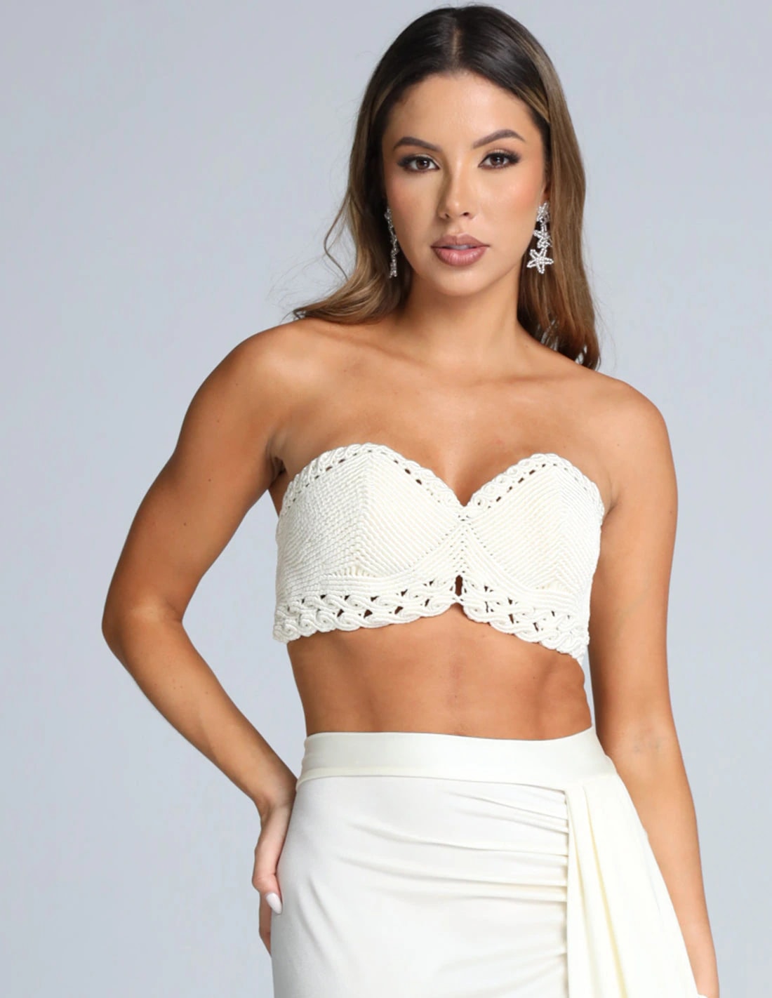 Crop Top Lovar Marfil - imagen 1