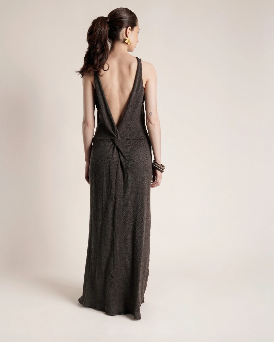Vestido Ciclo Café - imagen 1