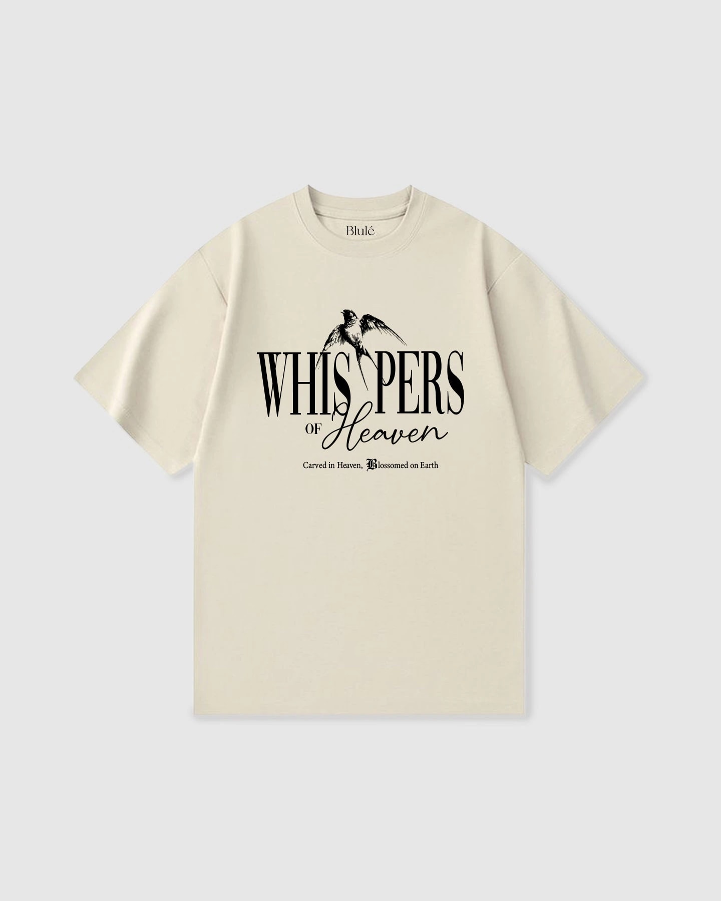 Oversized T Shirt Whispers Vanilla - imagen 1