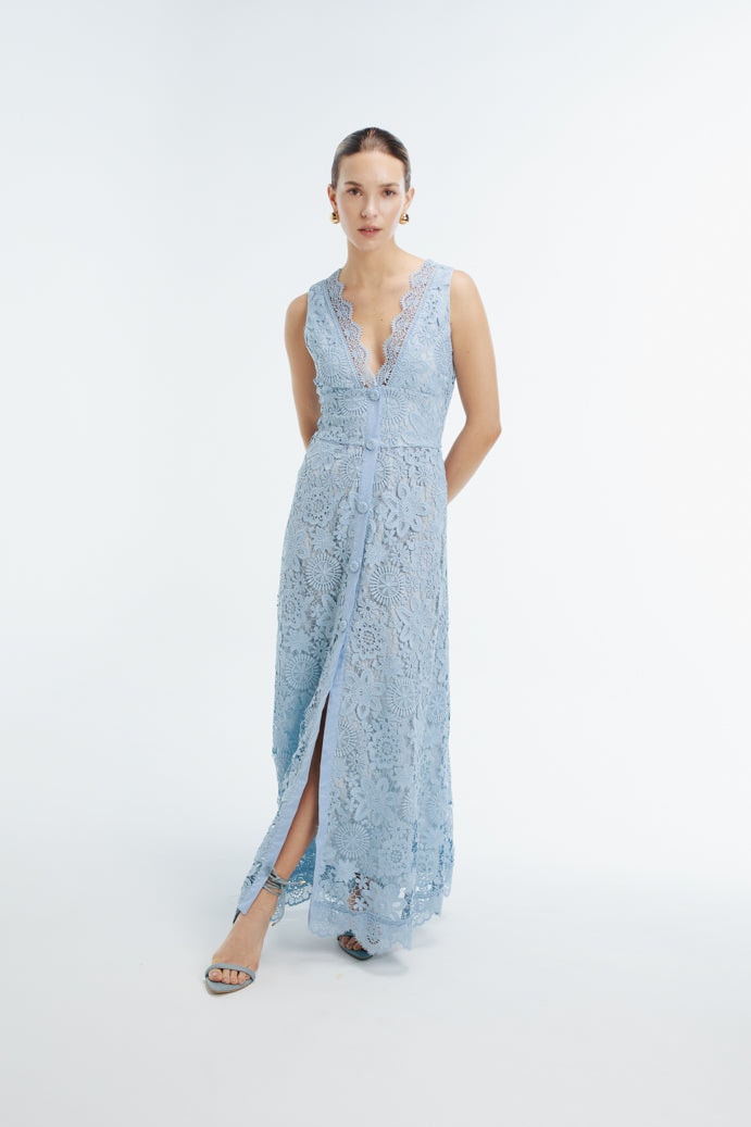 OCALA MAXI DRESS SKY - imagen 1