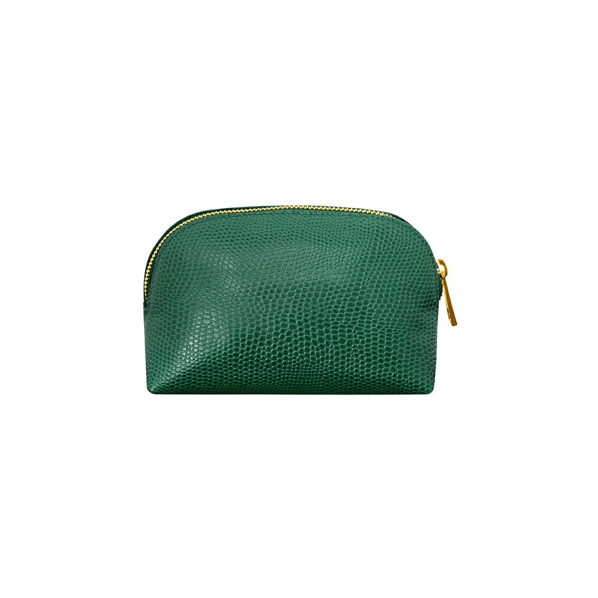 Cosmetiquera Paula en Cuero Verde Storm - imagen 1