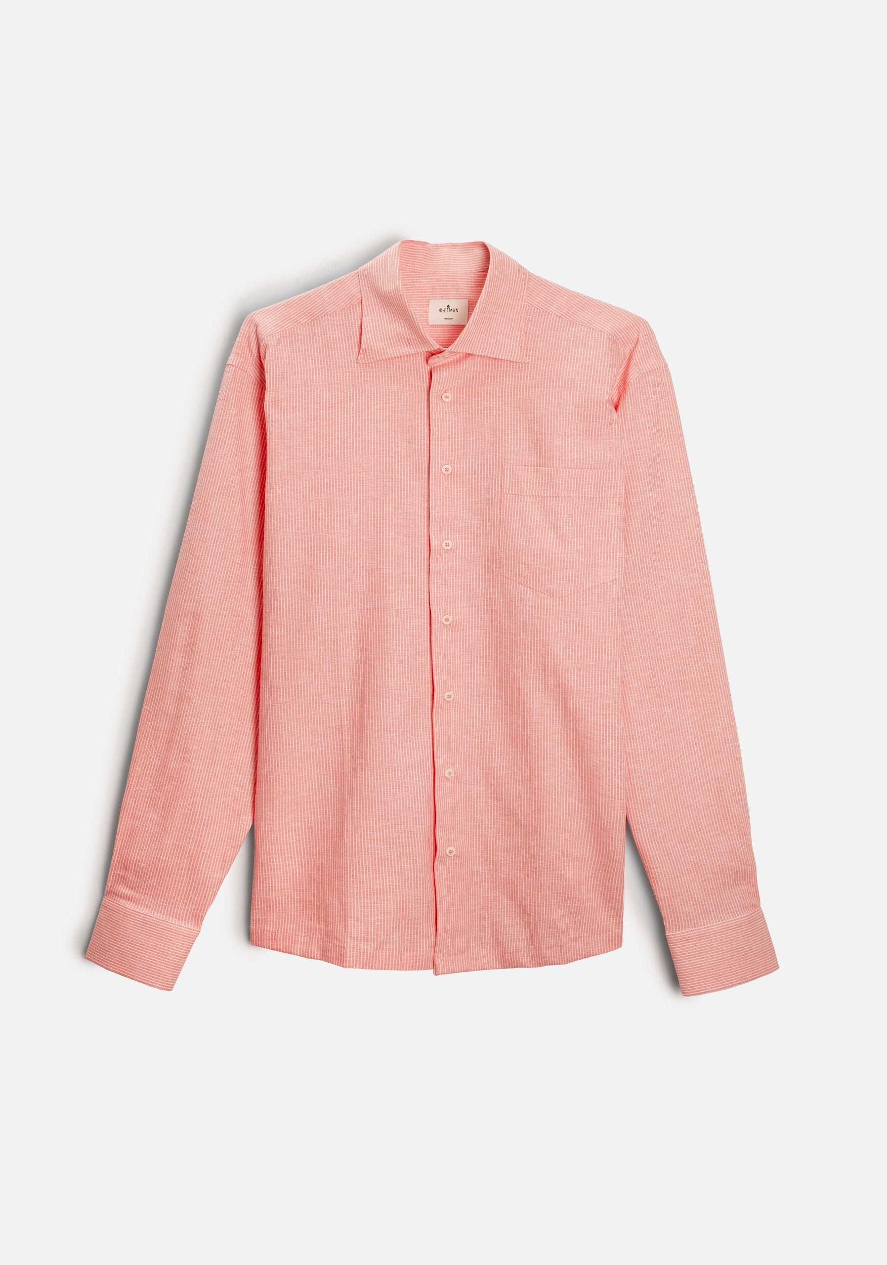 Camisa H CI Jamaica Rayas Delg Palo De Rosa - imagen 1