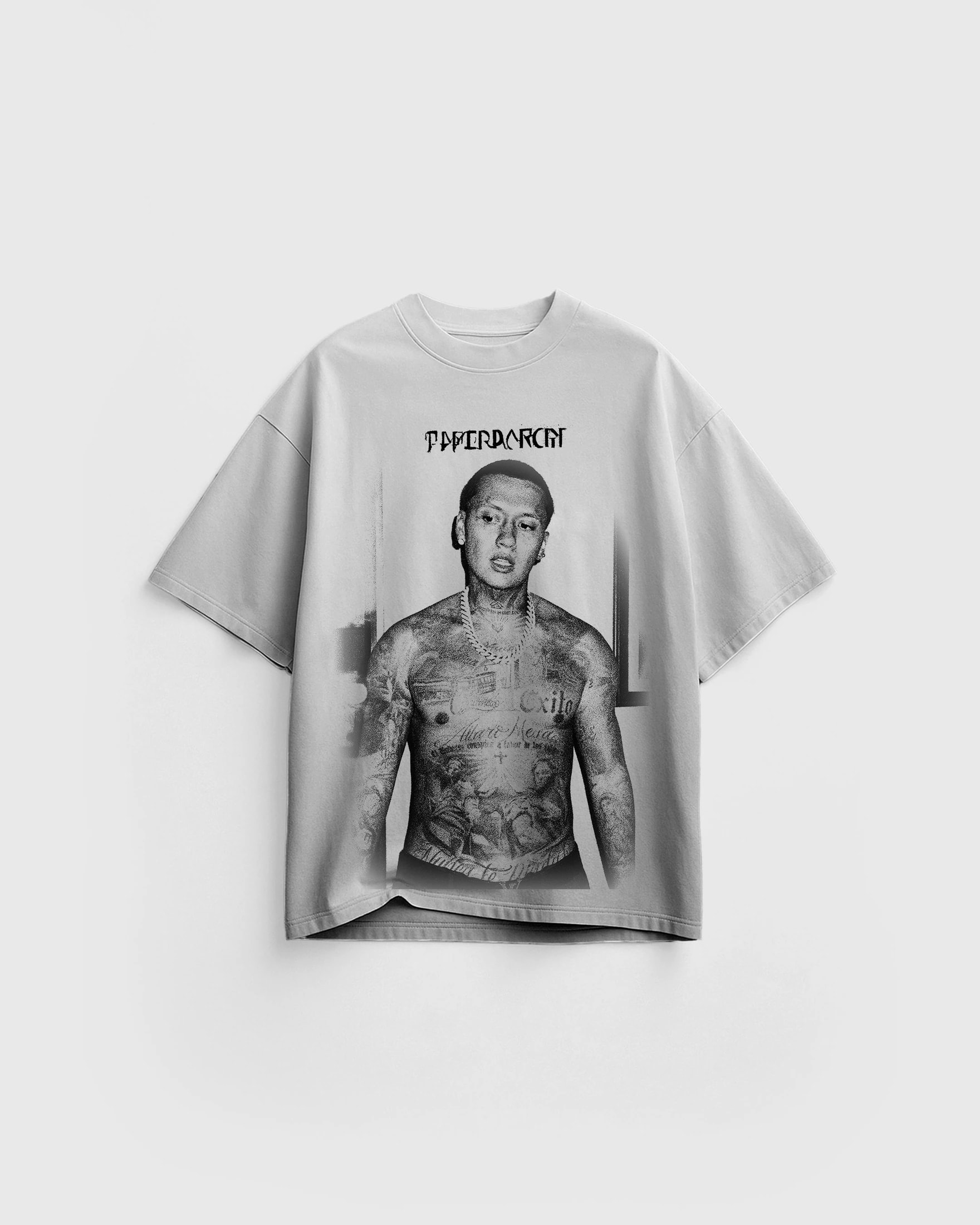 Camiseta Oversize Siempre Blessd Gris - imagen 1