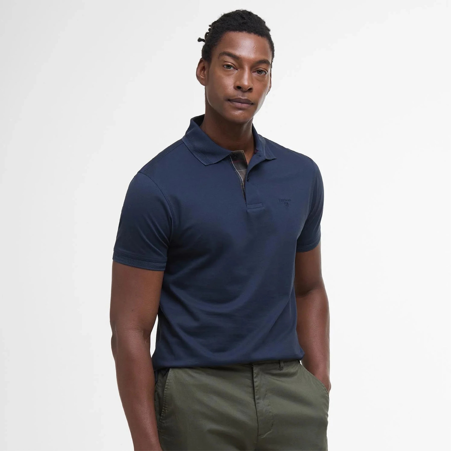 Premium Tartan Pique Polo Shirt - imagen 1