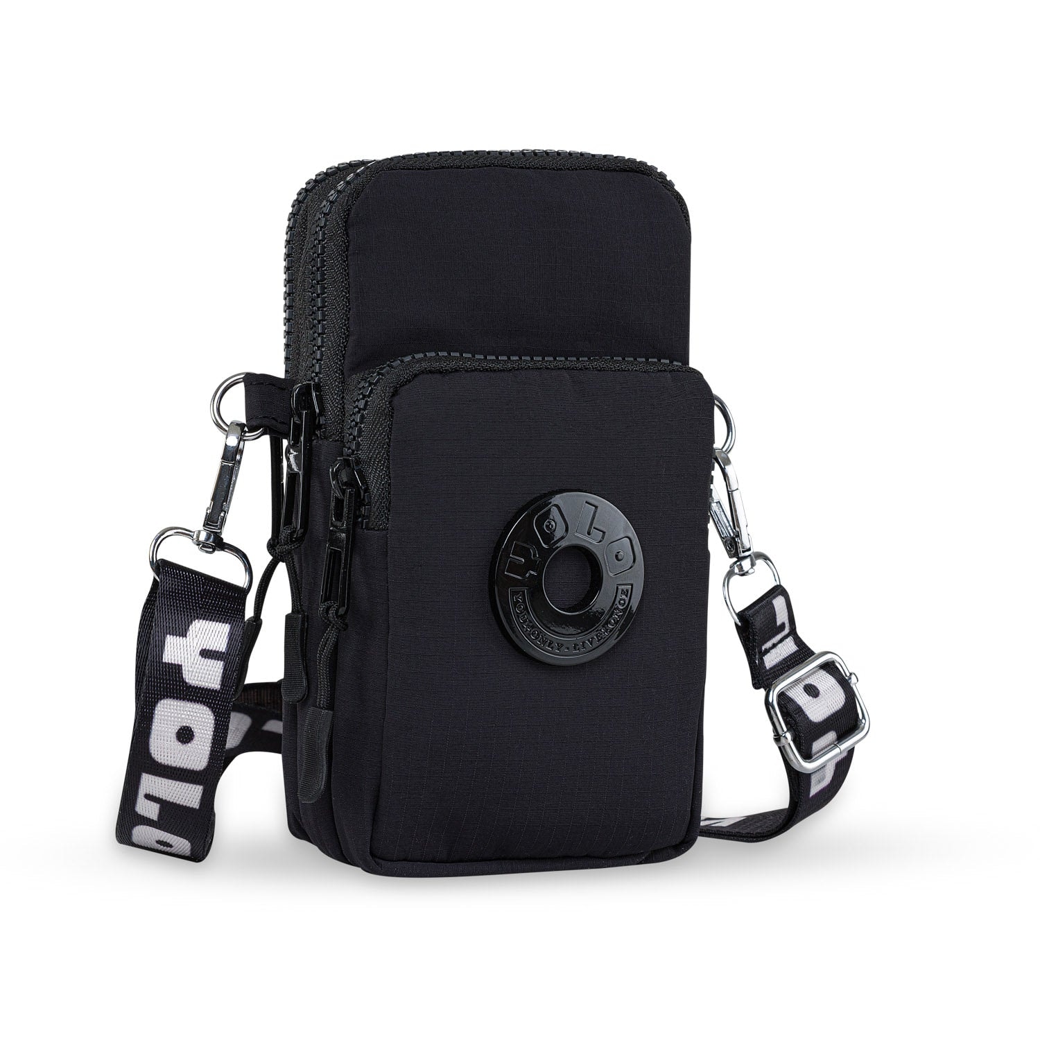 Porta Celular Dani Negro Croydon Para Mujer - imagen 1