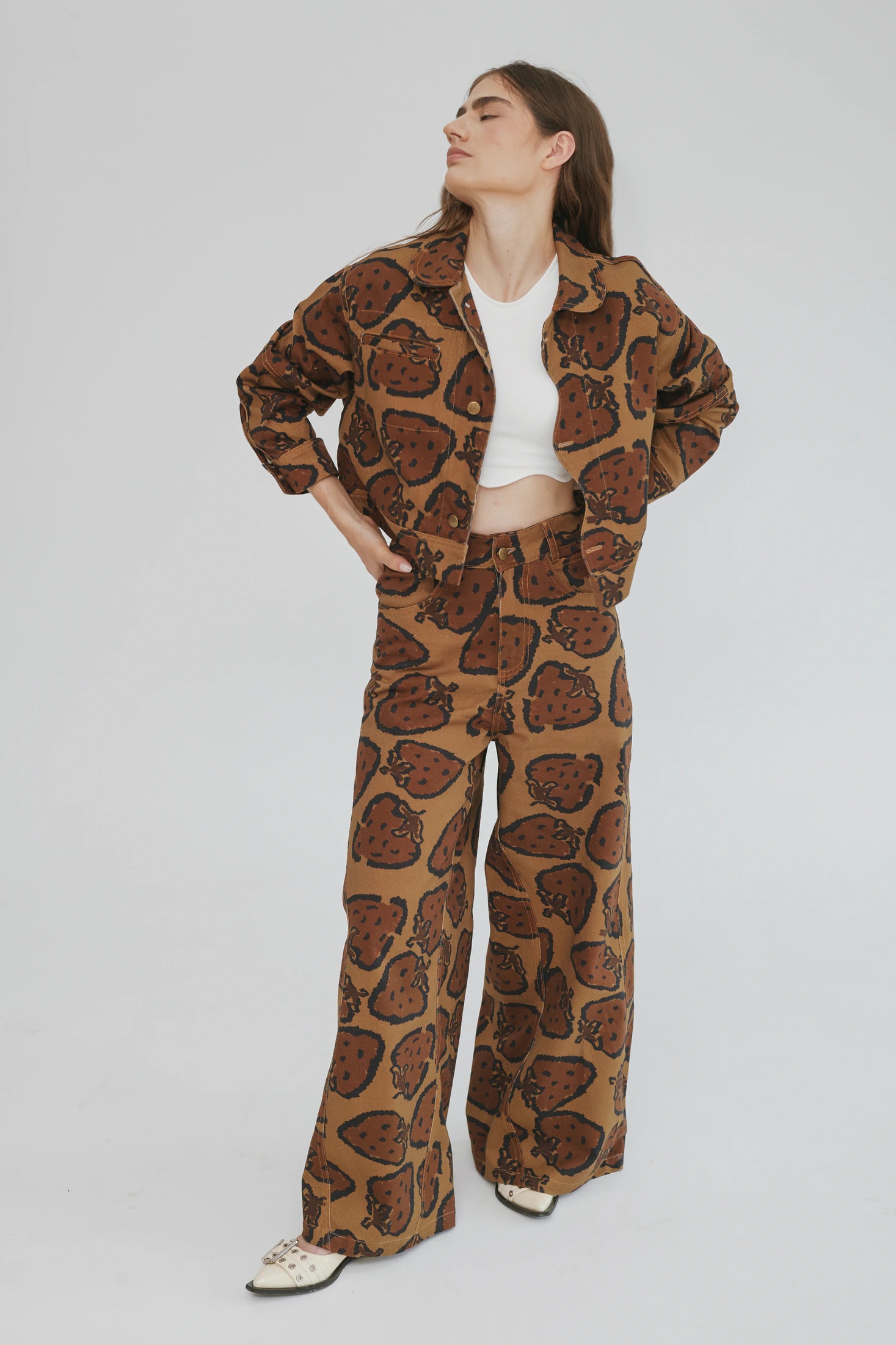 Chaqueta Fruit Print - imagen 1
