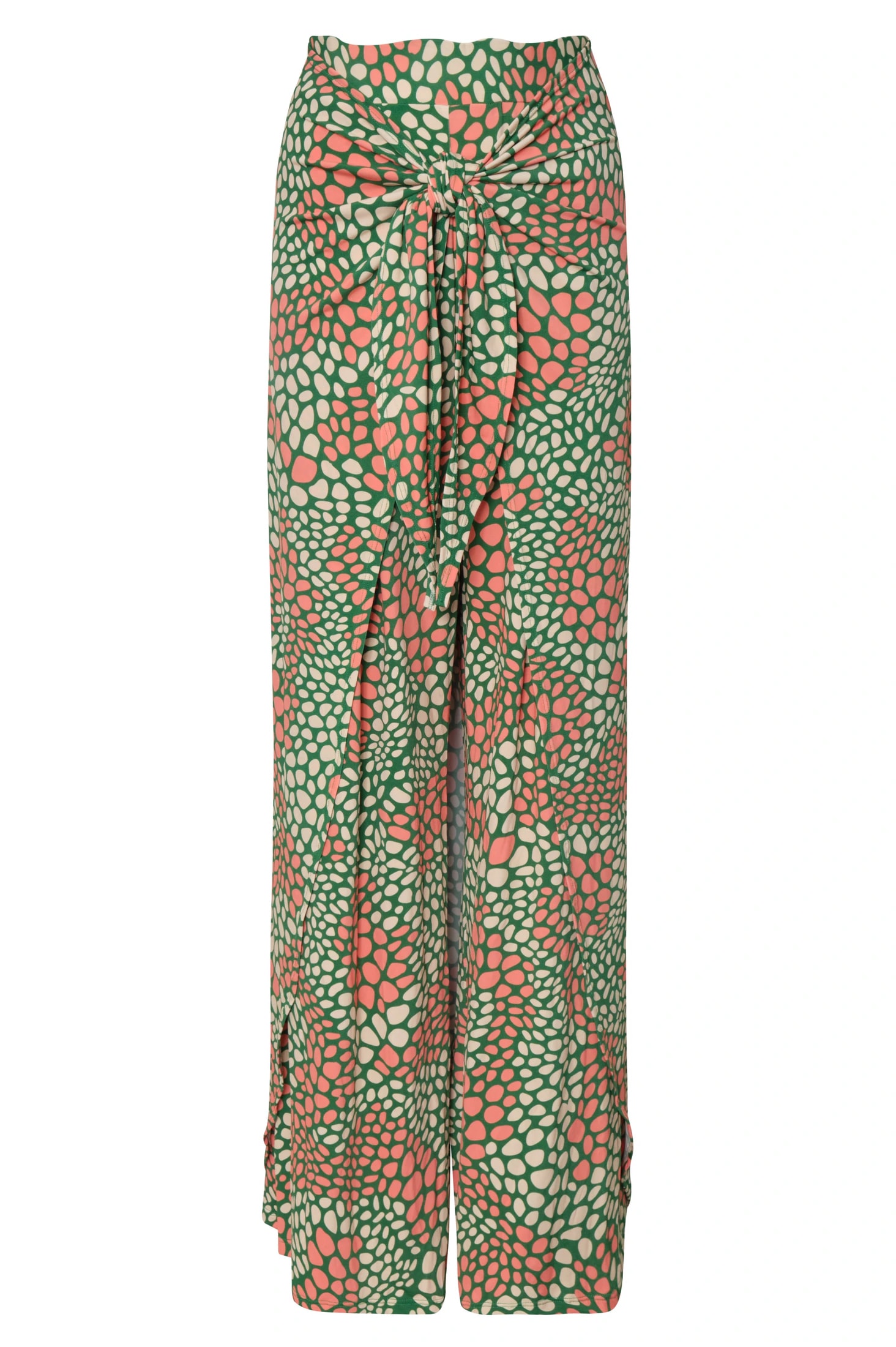 La Bamba Jersey Pants / Green Peach Animal Print - imagen 1
