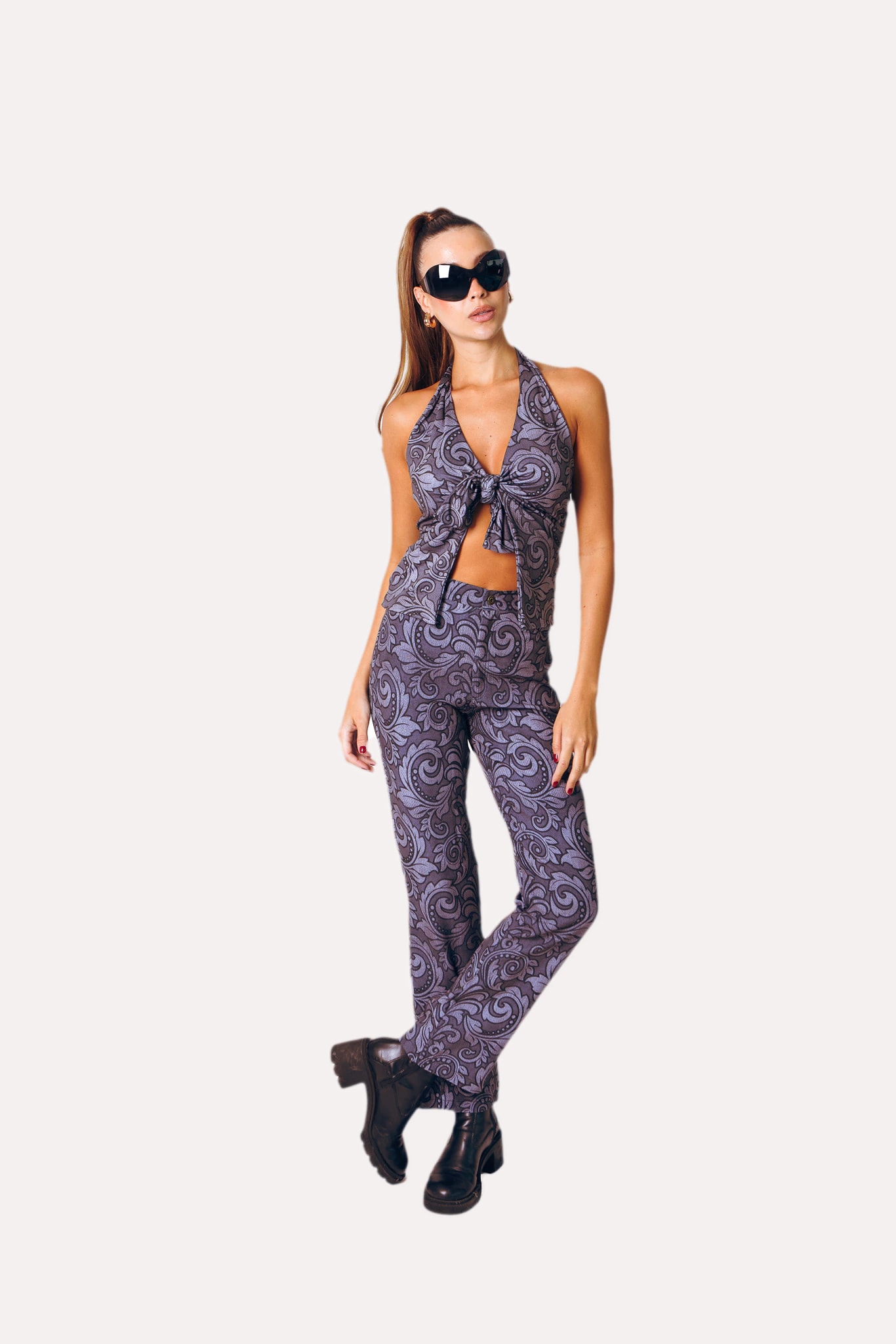Howdy Pants in Silver Smoke - imagen 1