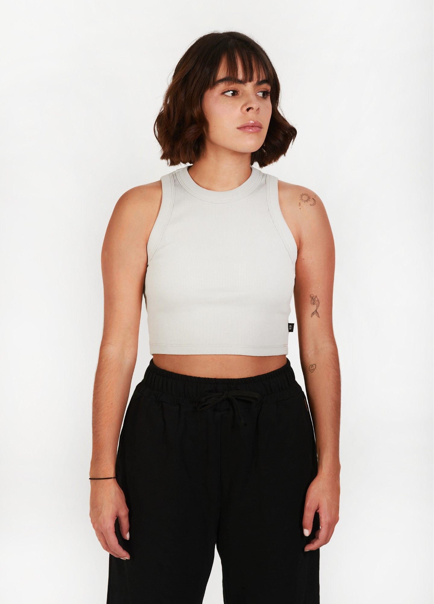Basic Ciampino Tank Top – Gris Perla - imagen 1