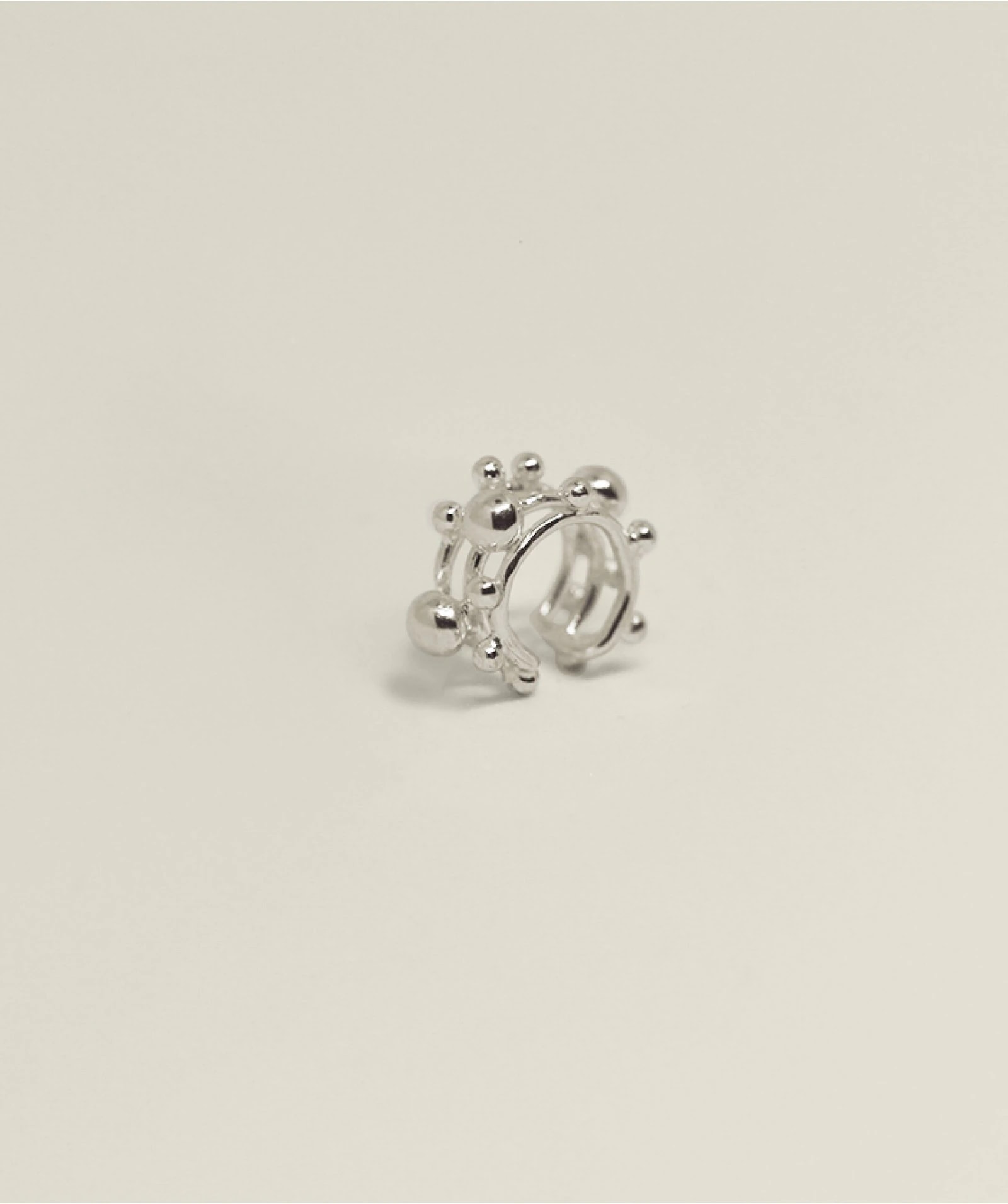San Goli Ear Cuff Silver - imagen 1