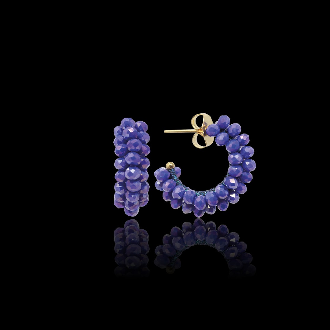 MEDIUM BOUQUET HOOP - LIGHT LAPIS - imagen 1