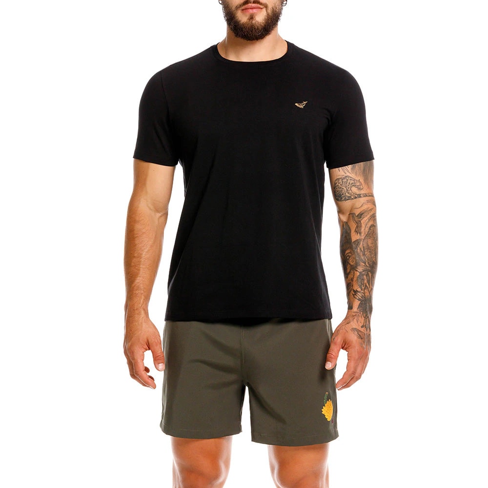 CAMISETA CUELLO REDONDO LUBINA NEGRO - imagen 1