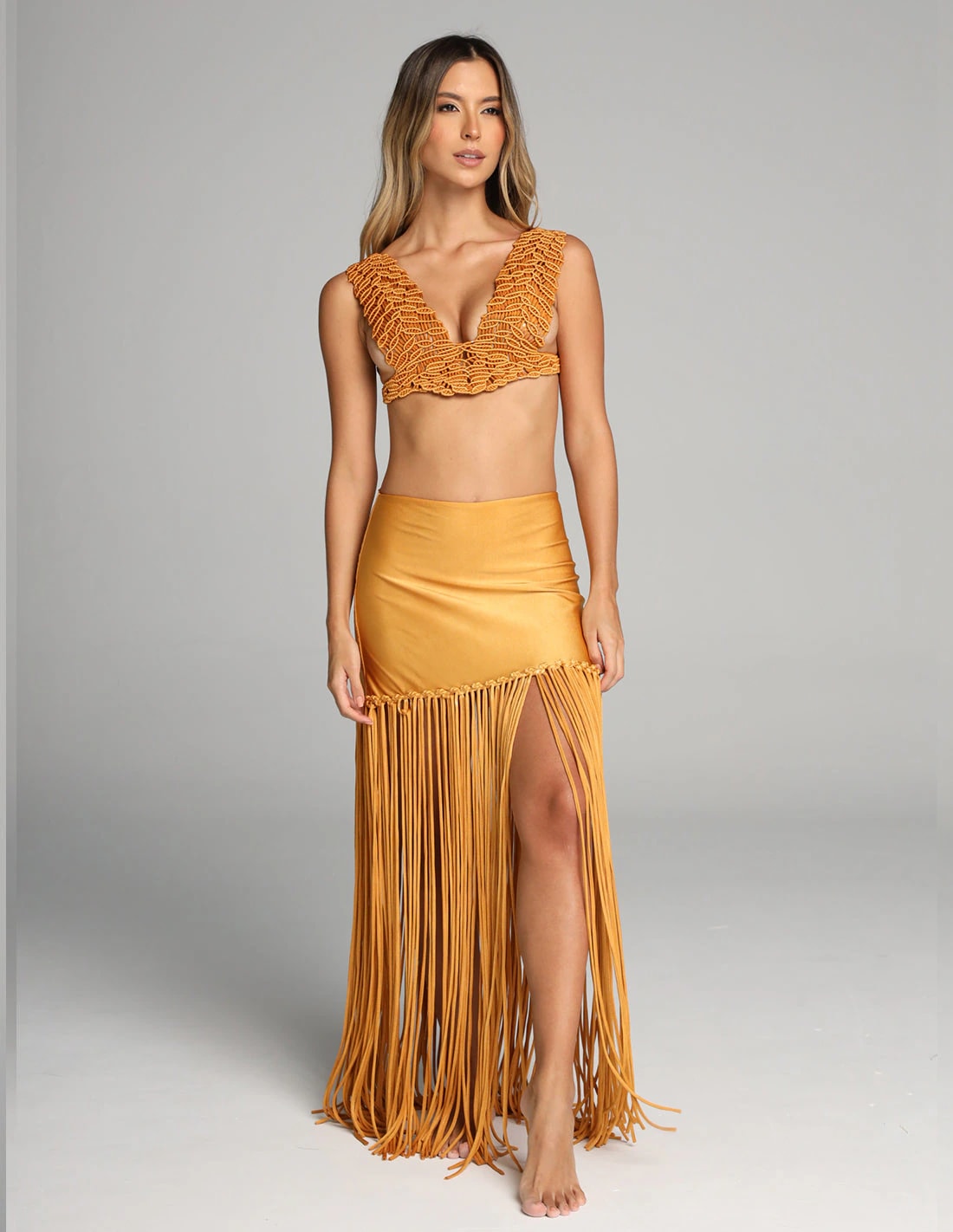 Falda Aloha Gold Mustard - imagen 1