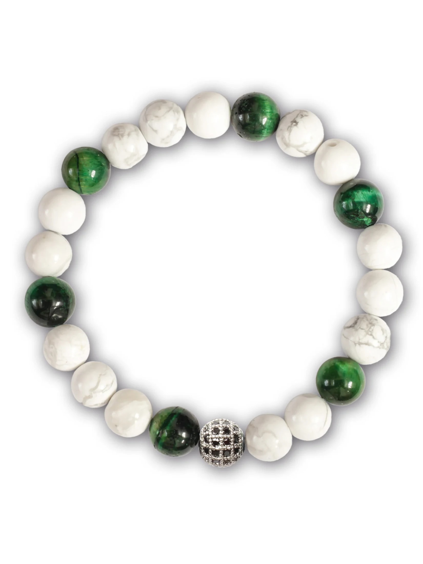 Brazalete Tigre Blanco 8mm - imagen 1
