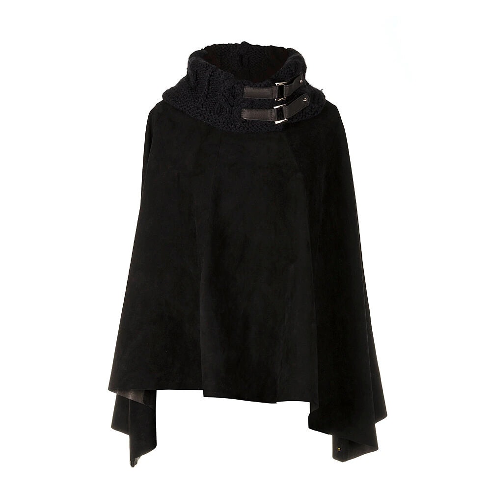 CLARA FABRIC NECK CAPE - imagen 1