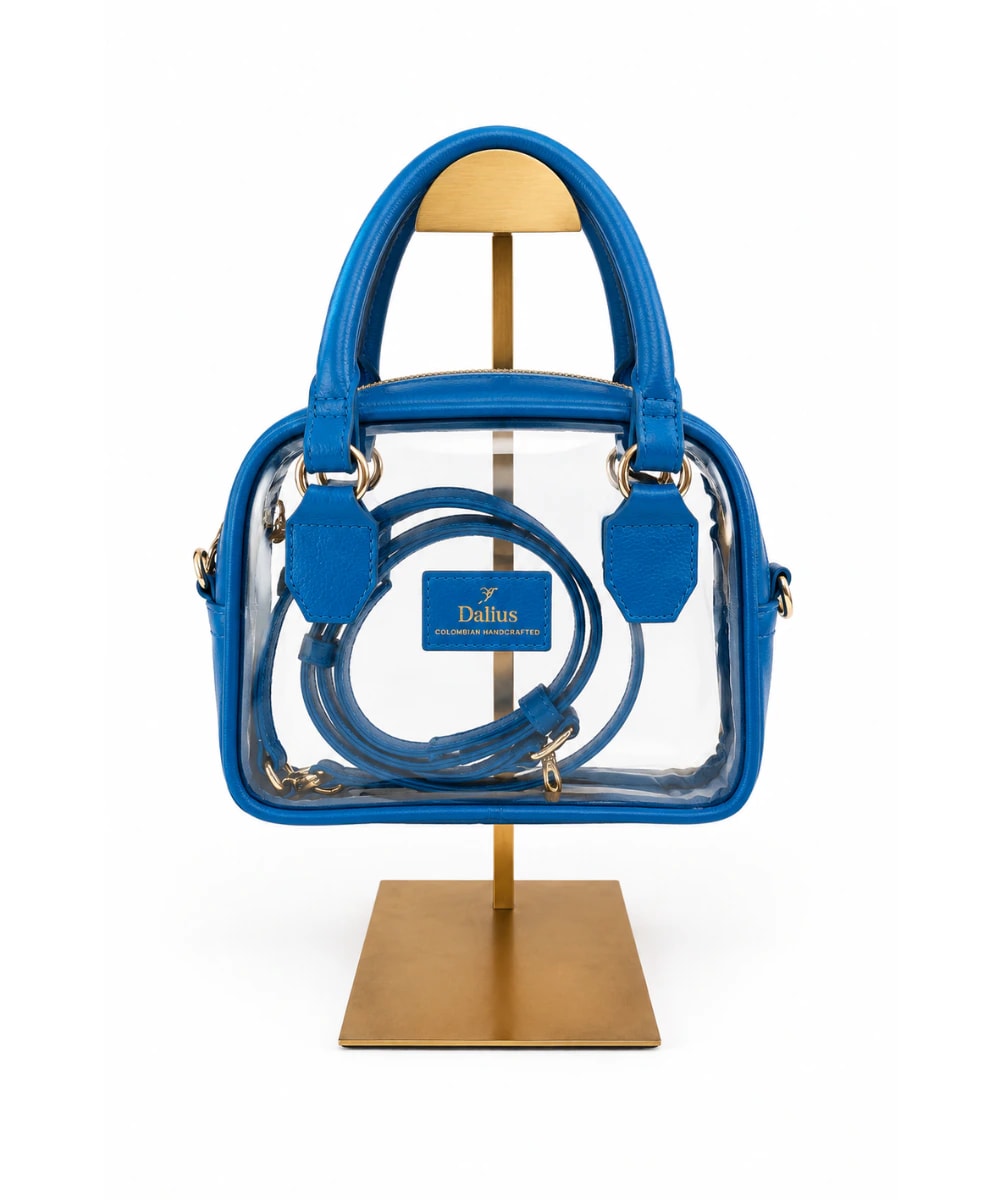 Mini Bolso Transparente Azul - imagen 1