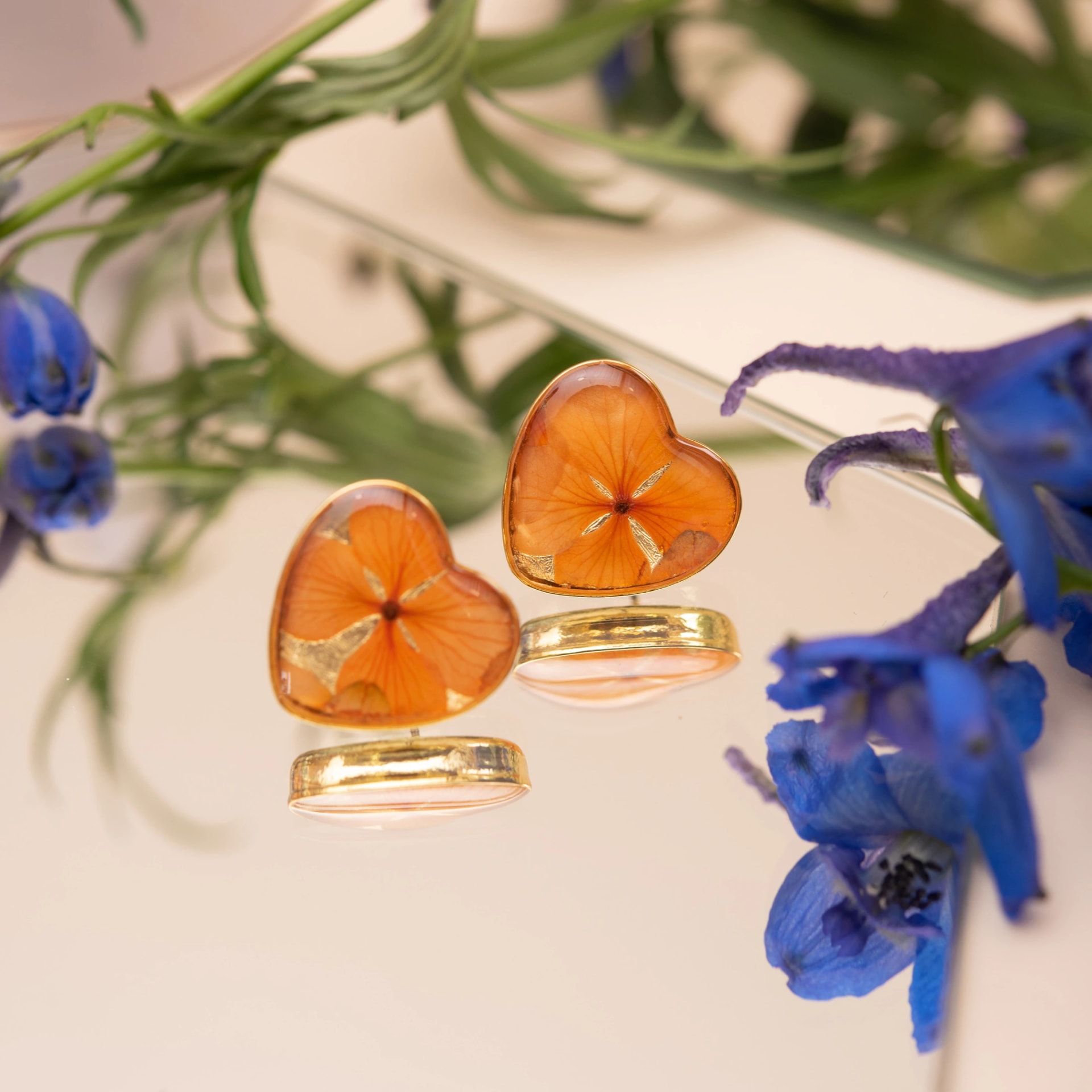 Aretes topo corazón - imagen 1