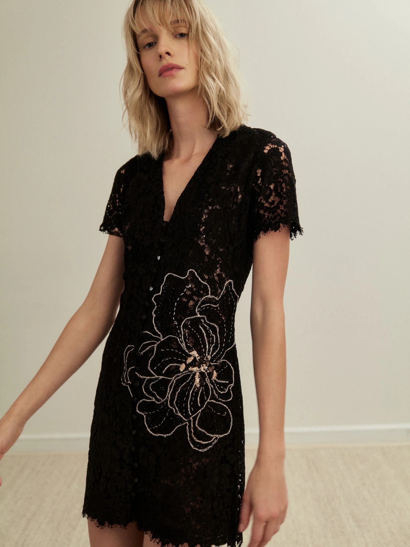 Moonlace Mini Dress - imagen 1