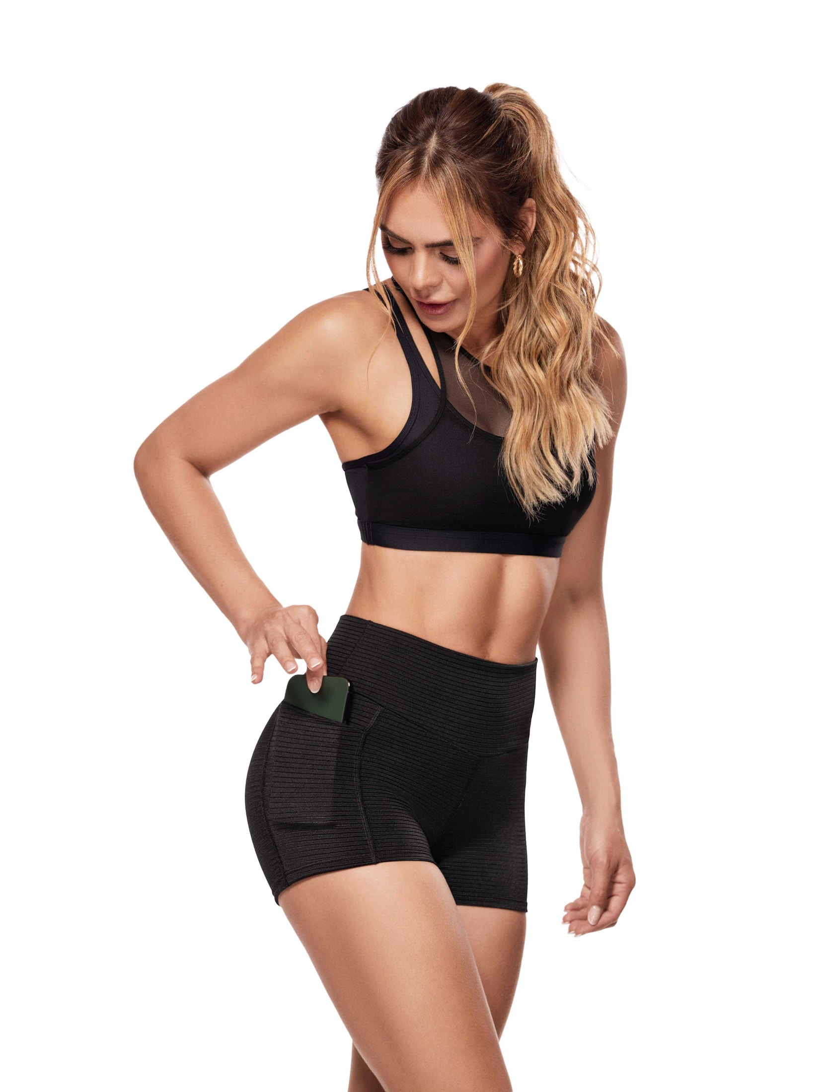 SHORT DEPORTIVO 45759 - TIRO ALTO CON CONTROL - imagen 1