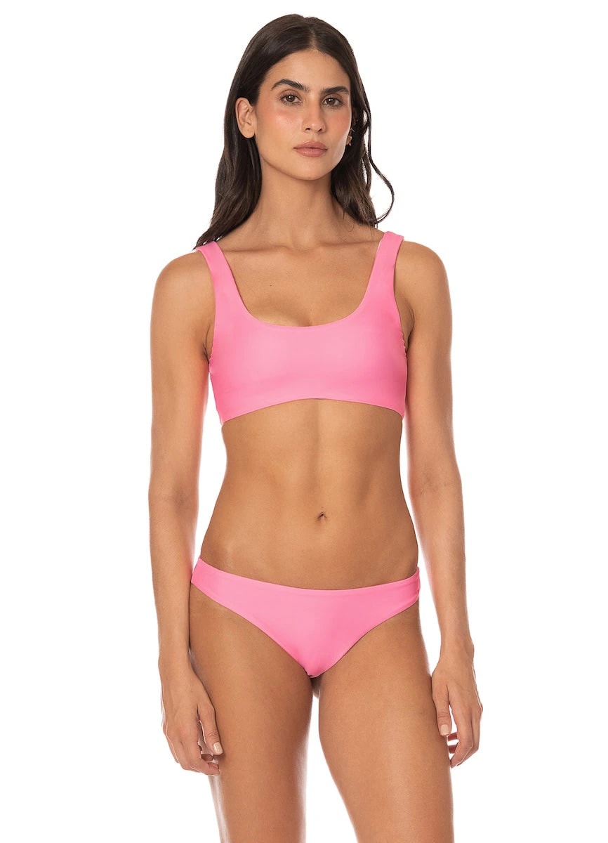 Maaji Pink Dazzle Classic Bralette Bikini Top - imagen 1