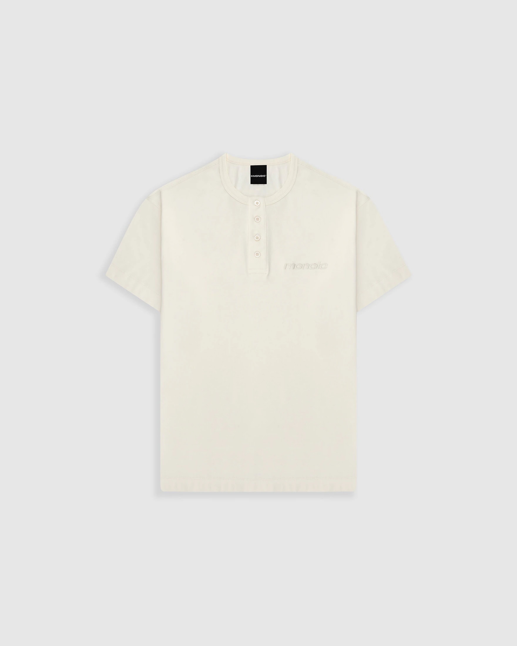 Camiseta Henley – Off White - imagen 1