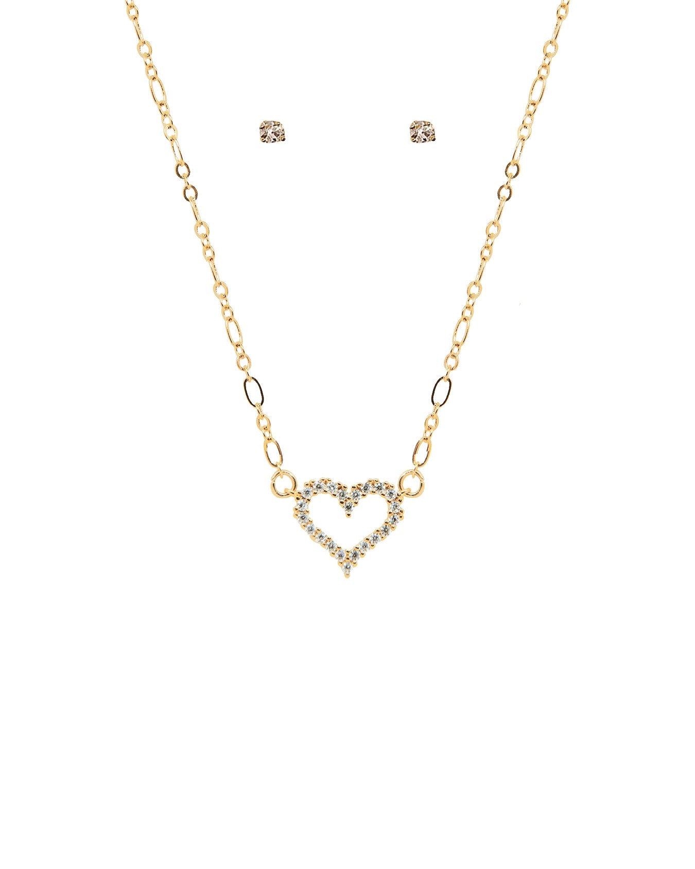 Collar Corazón Cristal - imagen 1