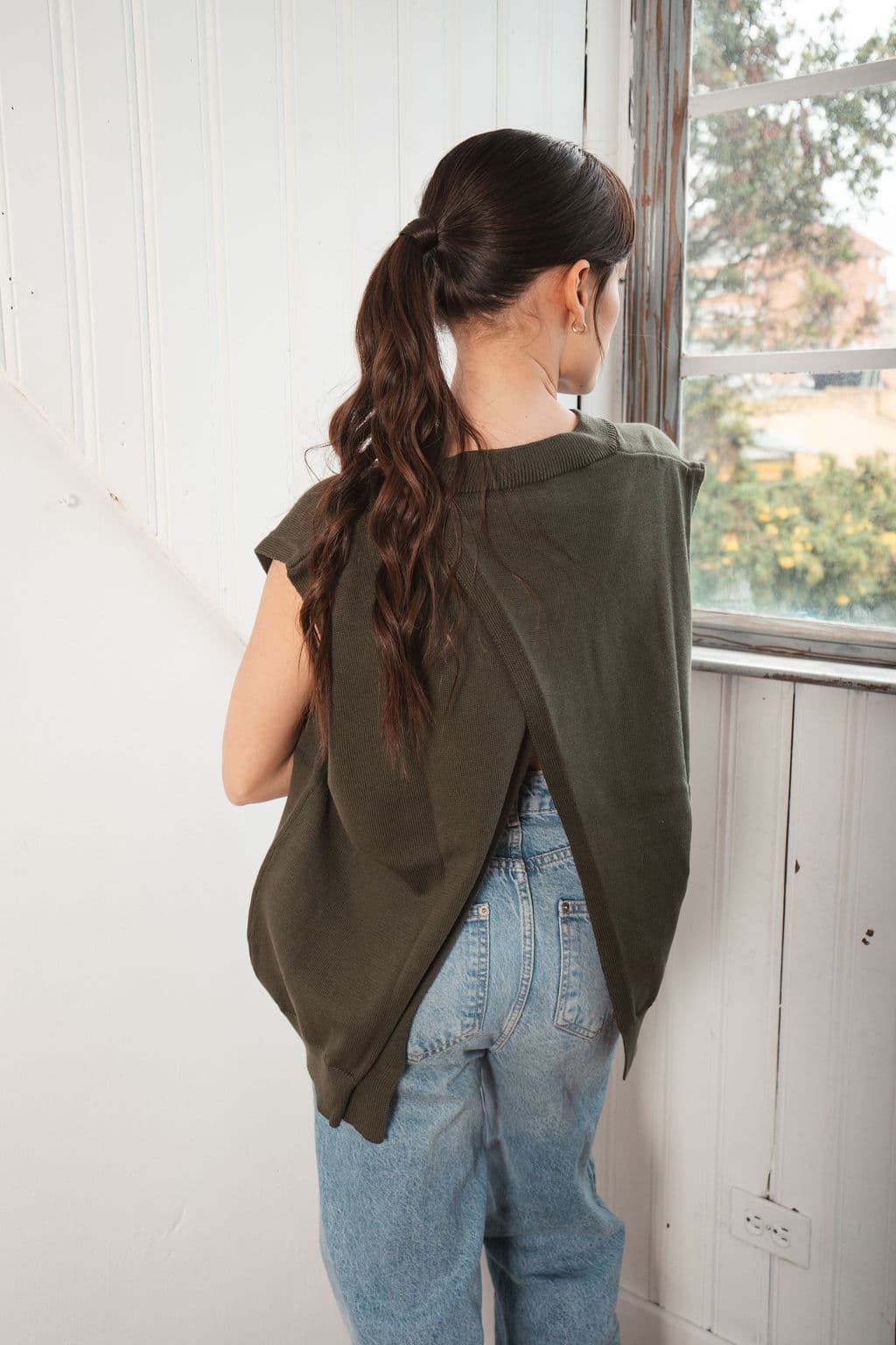 Chaleco Cruzado Verde - imagen 1