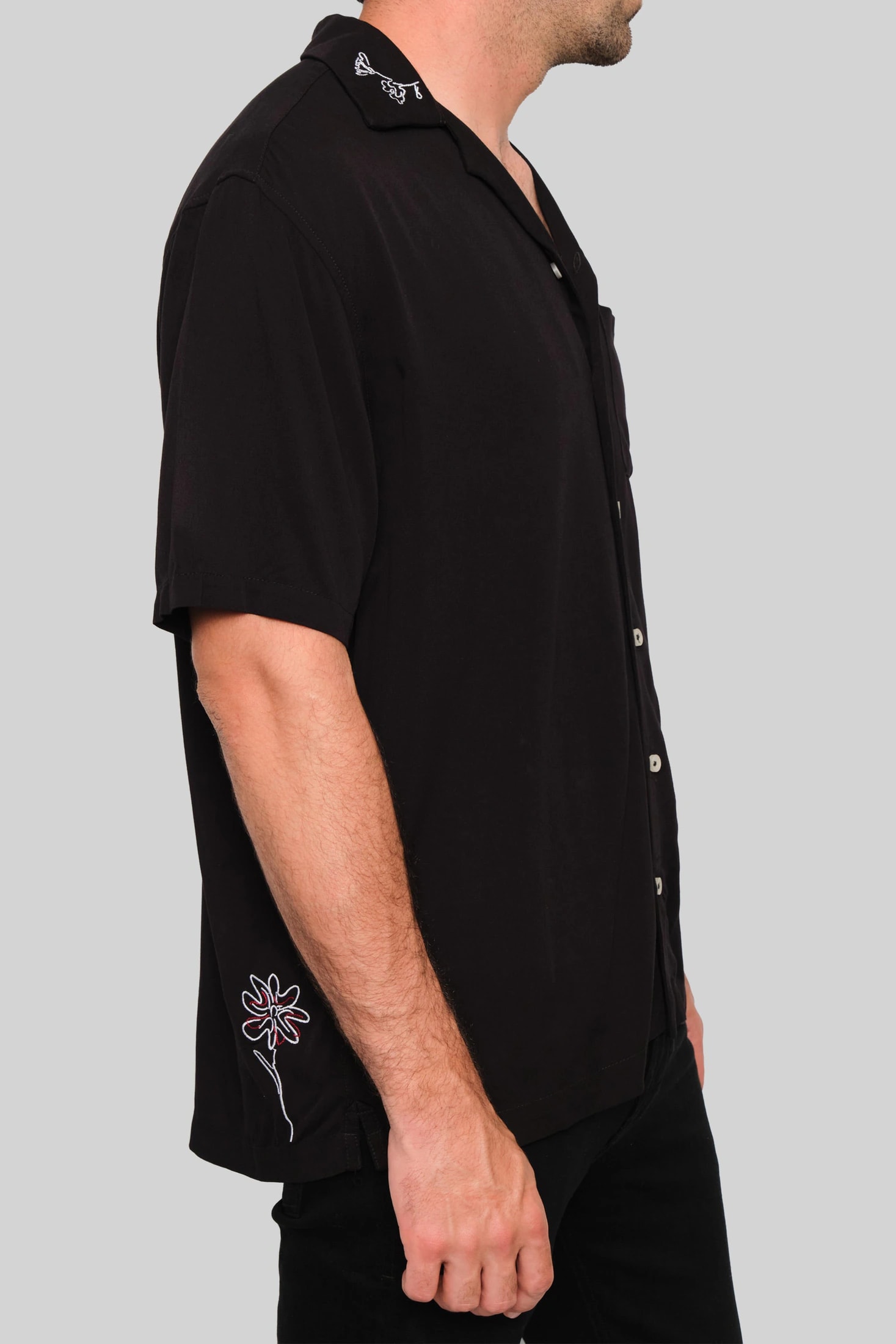 CAMISA MANGA CORTA FLOWERS - imagen 1