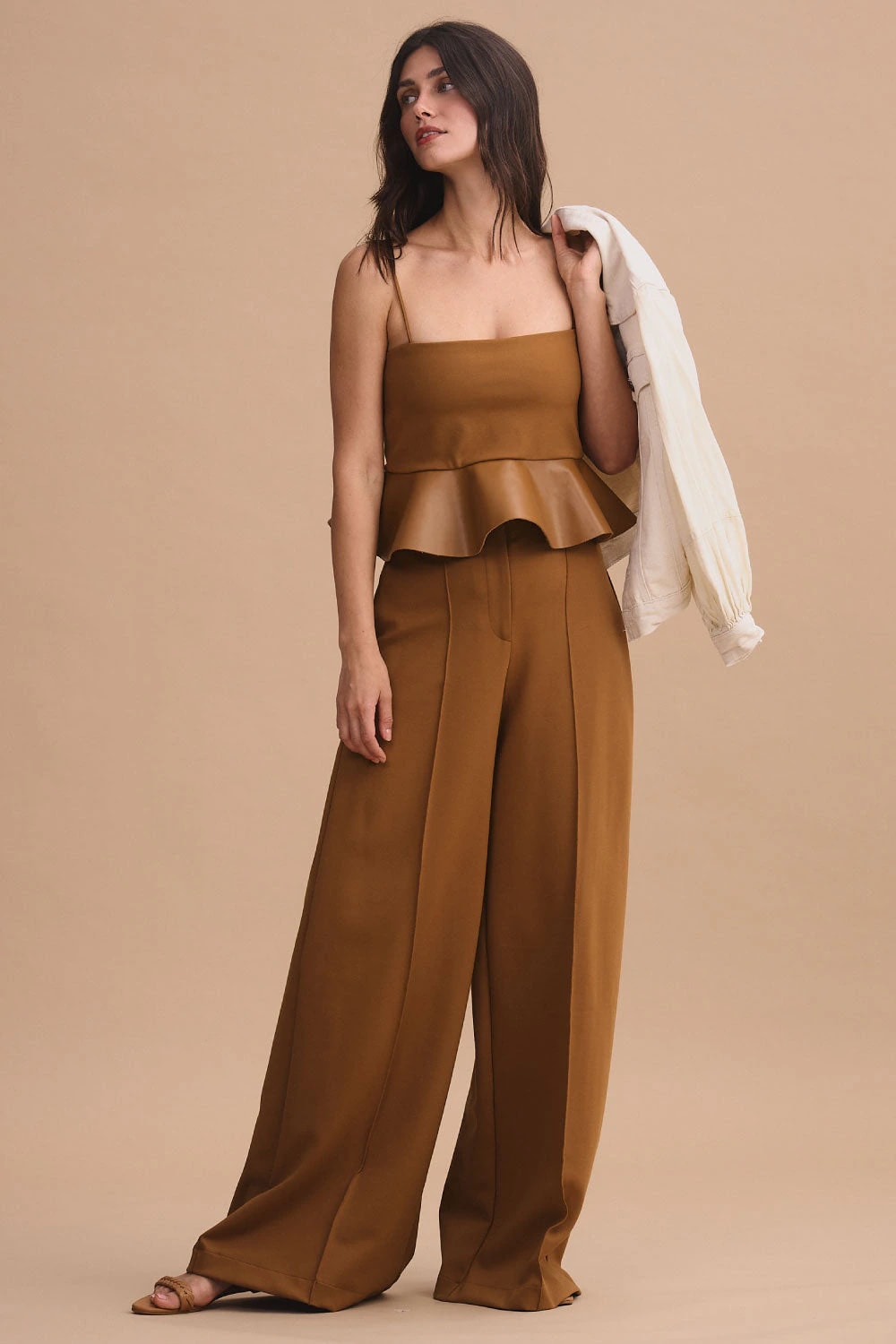 Pantalón new paulette tabaco - imagen 1