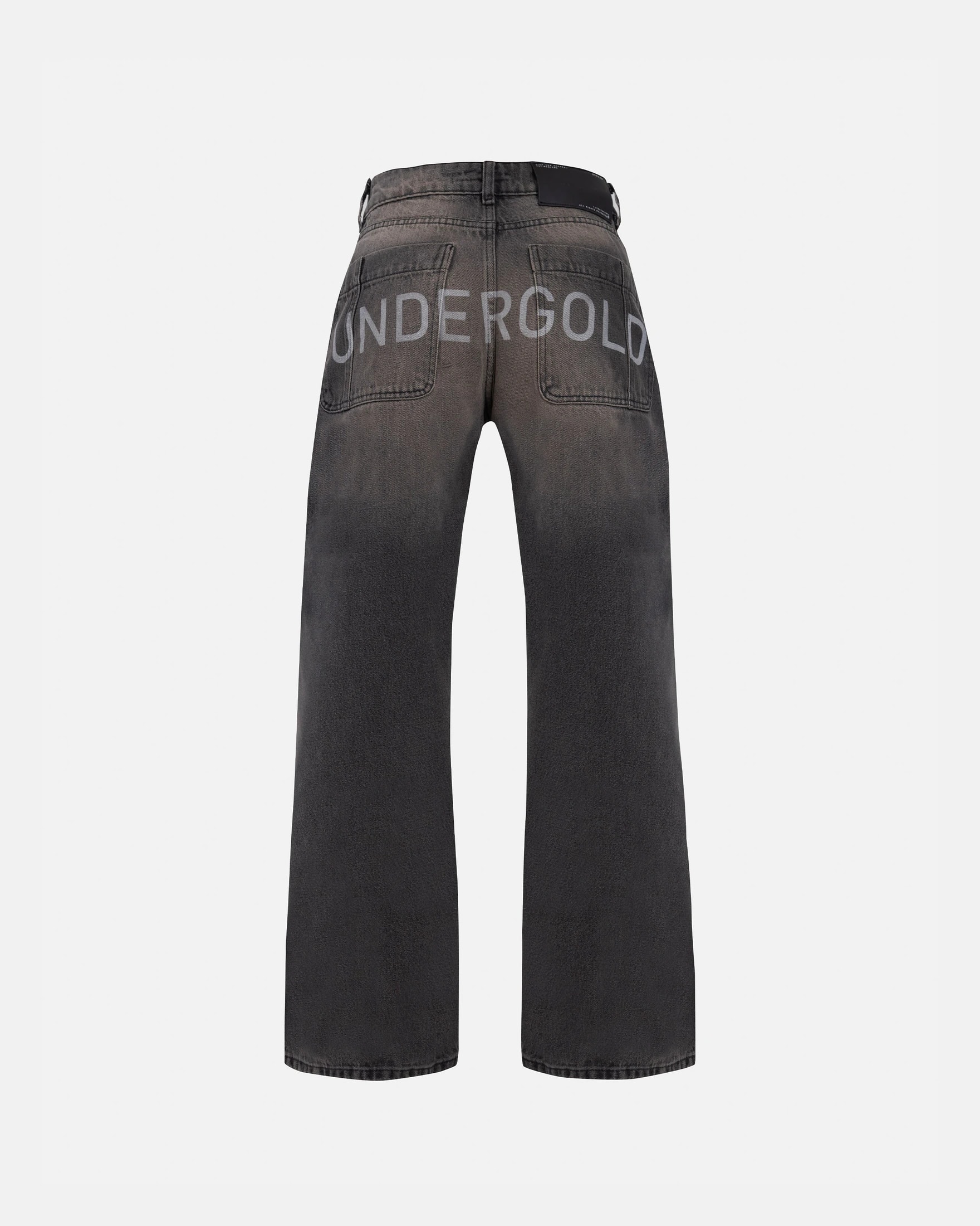 W Basics Undergold Wide Jean Dirty Black - imagen 1