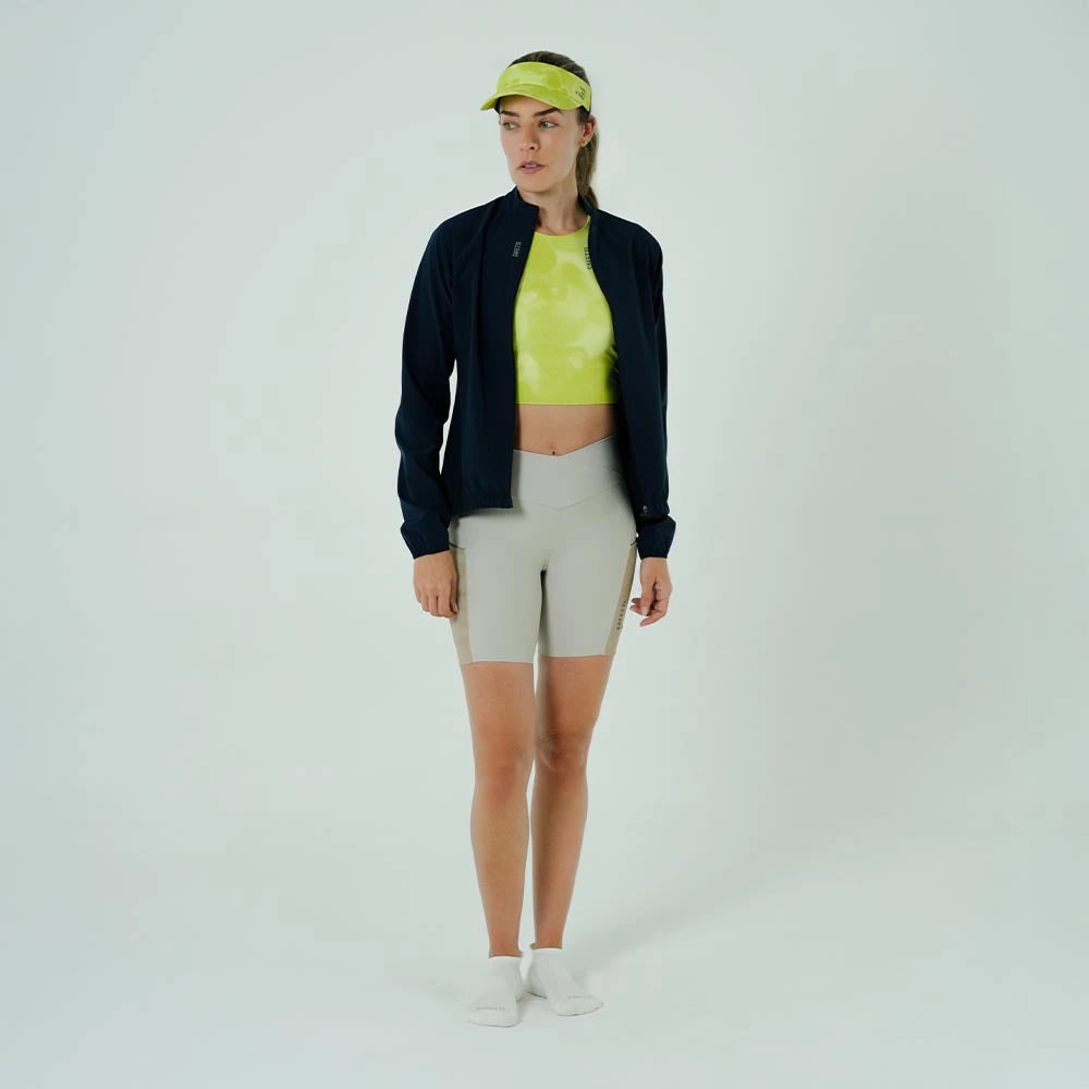 CHAQUETA RUNNING AQUALITE AZUL OSCURO PARA MUJER - imagen 1