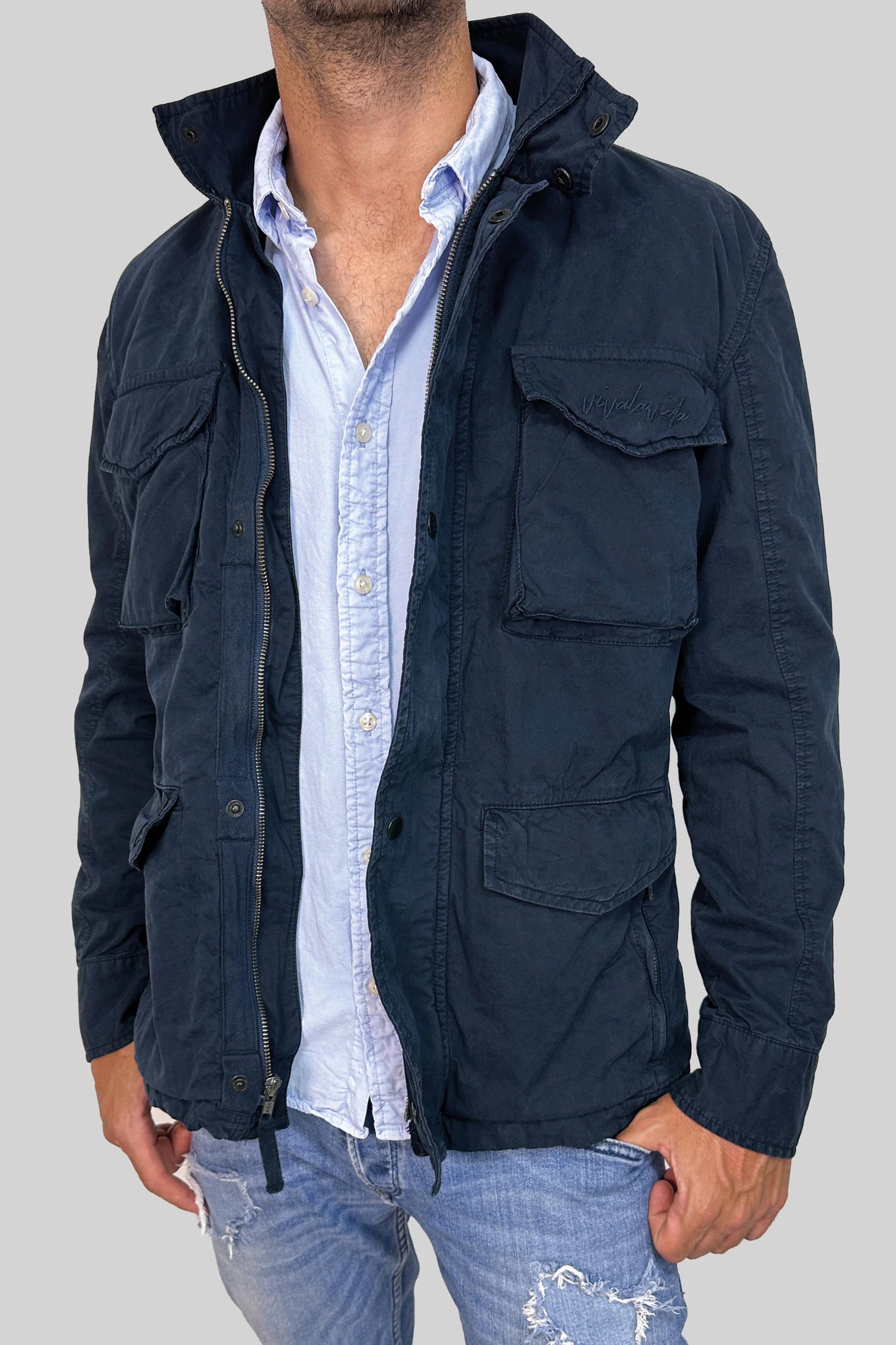 CHAQUETA HUNTER NAVY - imagen 1