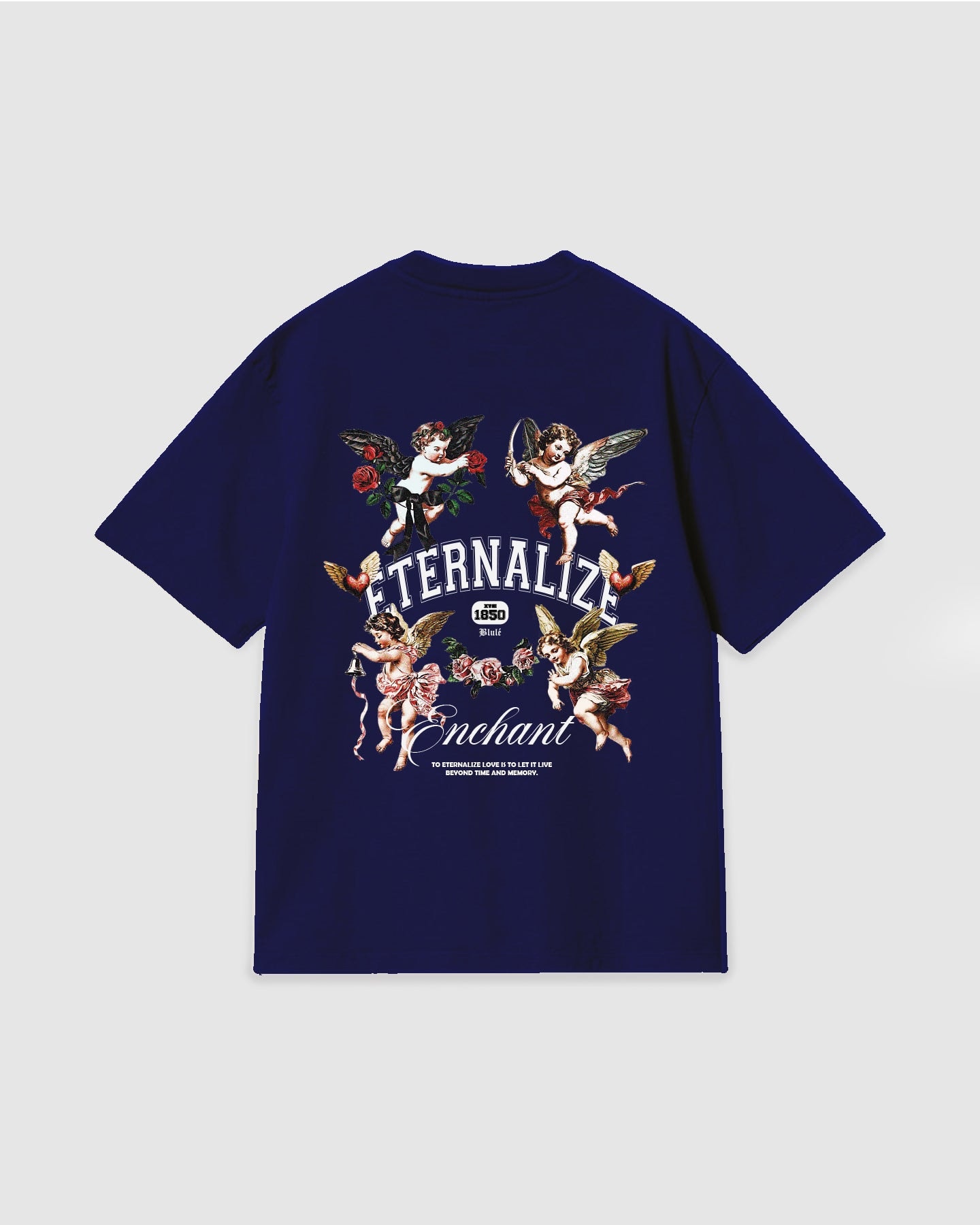 Oversized T Shirt Eternalize Blue Navy - imagen 1