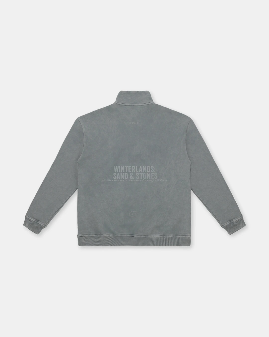 COLD GRAY ZIPPER SWEATER - imagen 1
