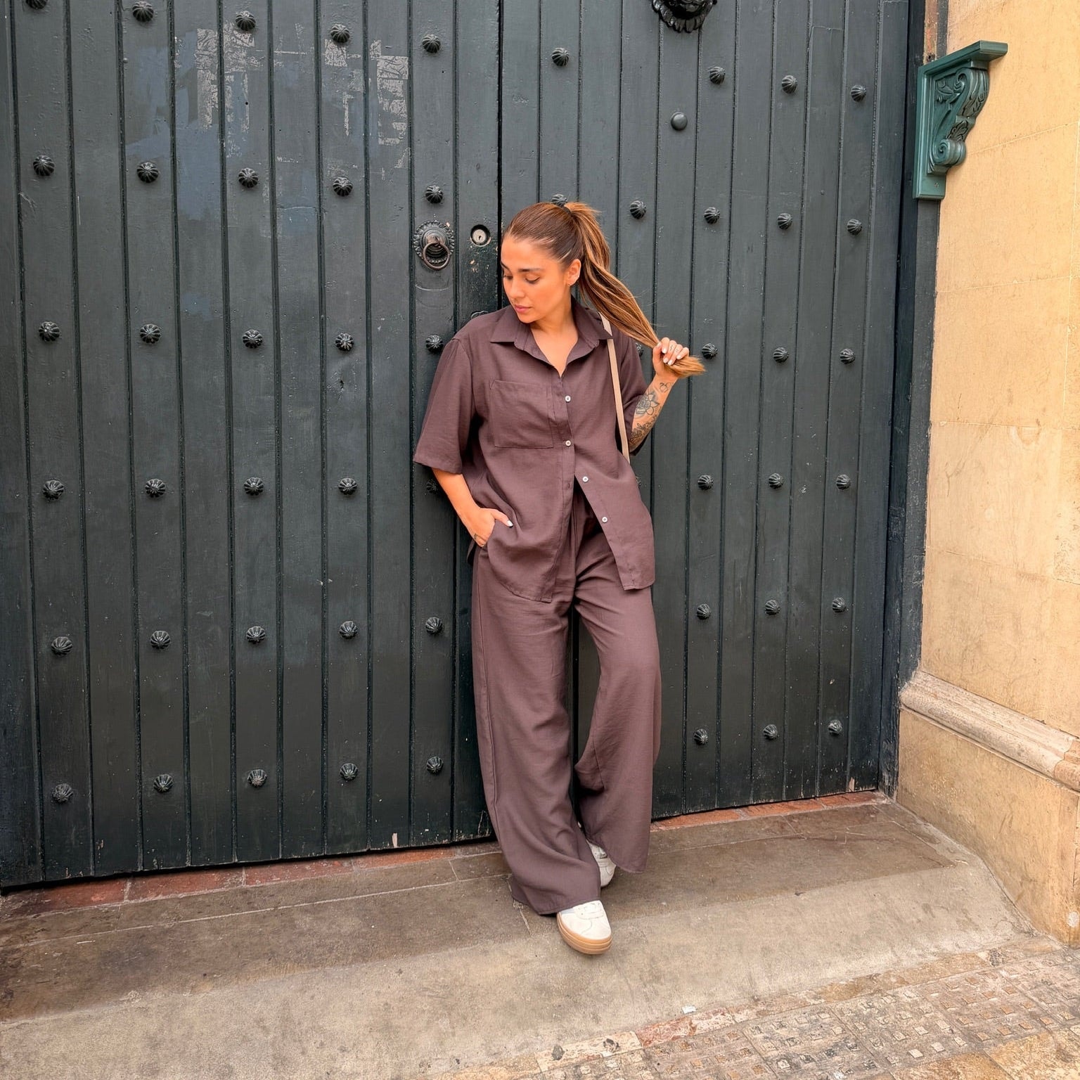 Set Viajero Marron - imagen 1