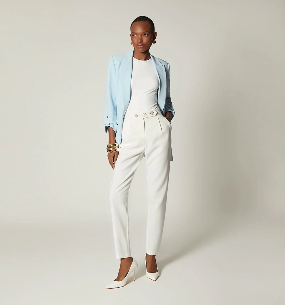 Pantalon prense pretina 3 botones - imagen 1