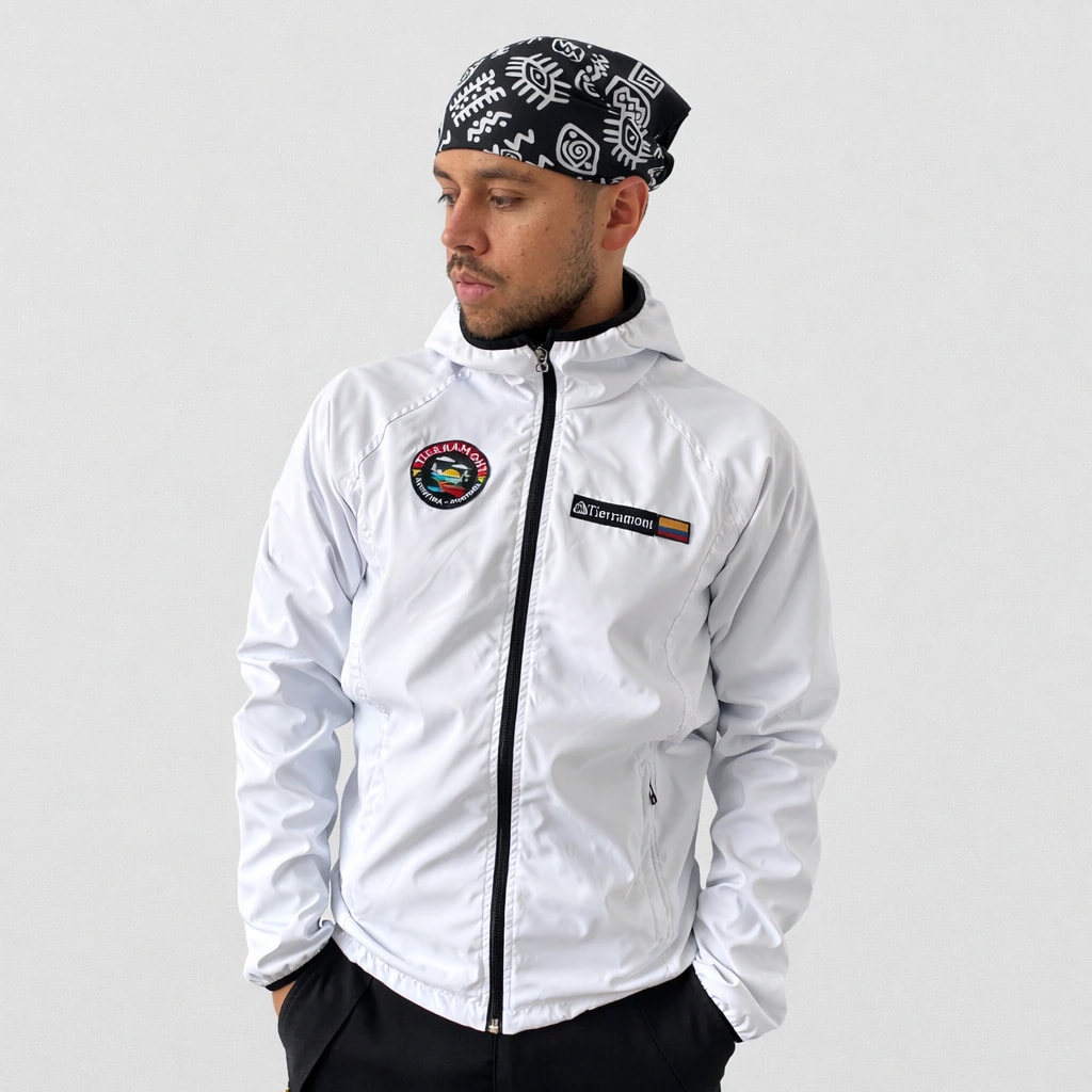 Chaqueta Impermeable Pionono Blanca Hombre - imagen 1