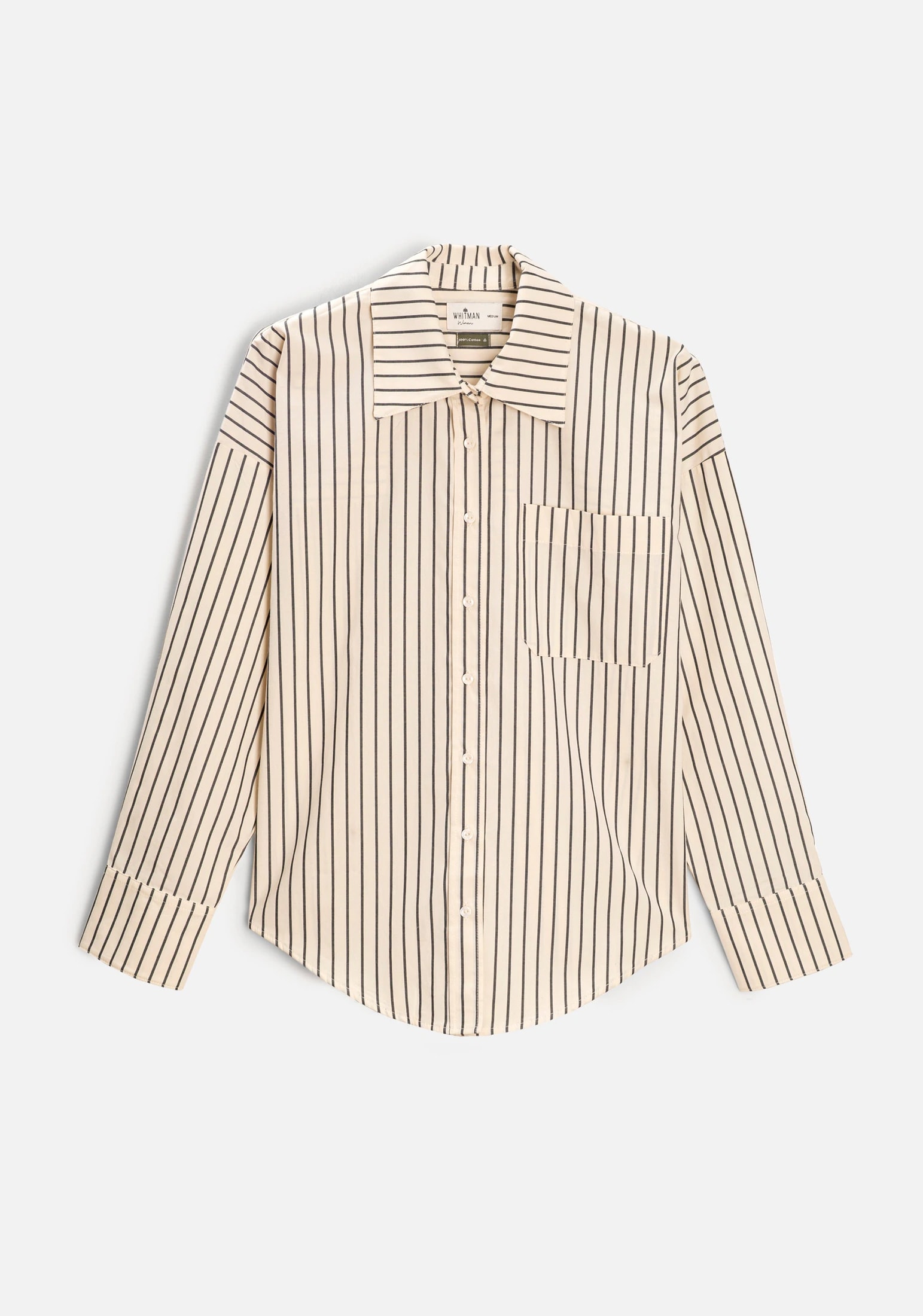 Camisa M Antonella Rayas GRD Beige - imagen 1